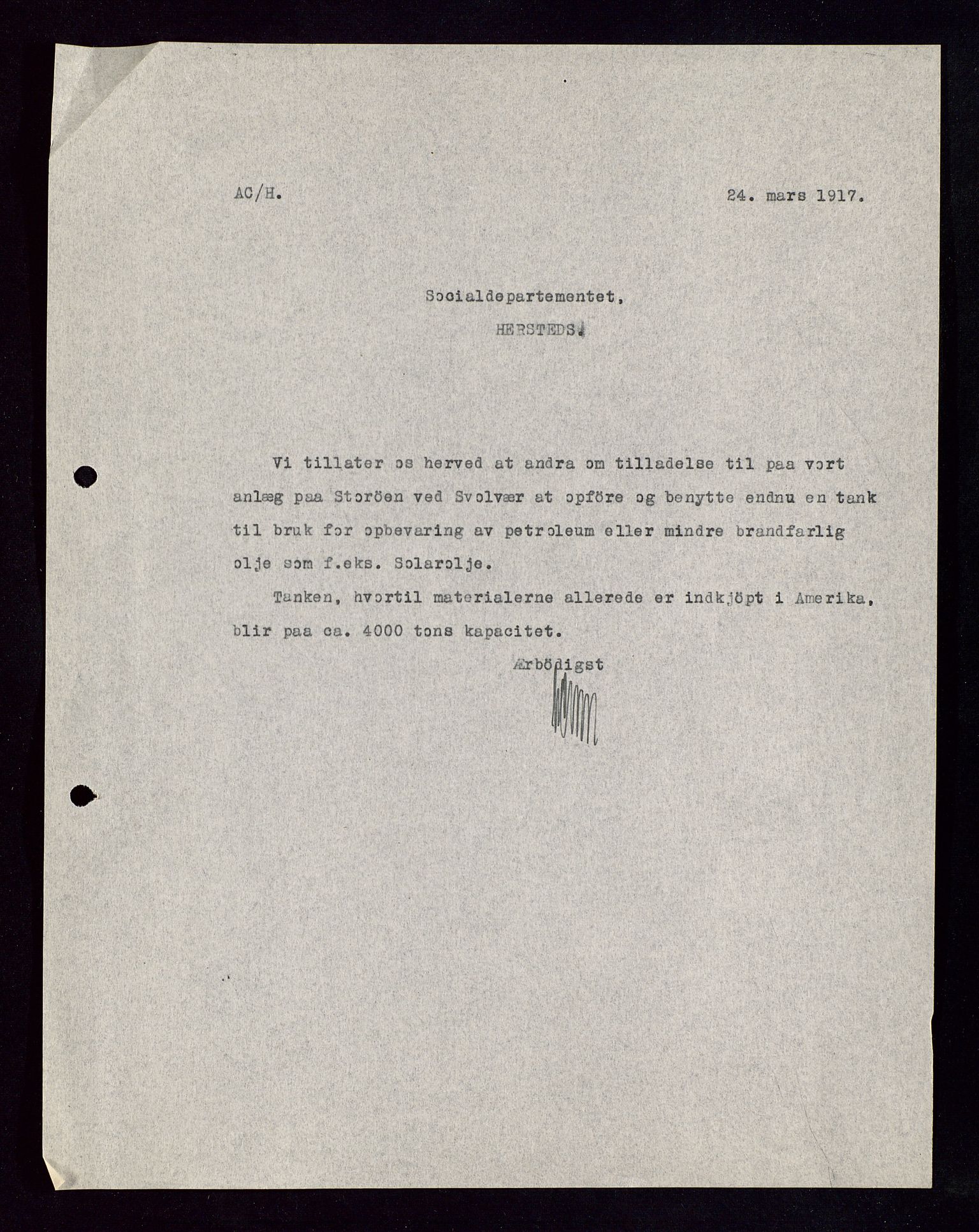 Pa 1521 - A/S Norske Shell, AV/SAST-A-101915/E/Ea/Eaa/L0002: Sjefskorrespondanse, 1917-1918, p. 378