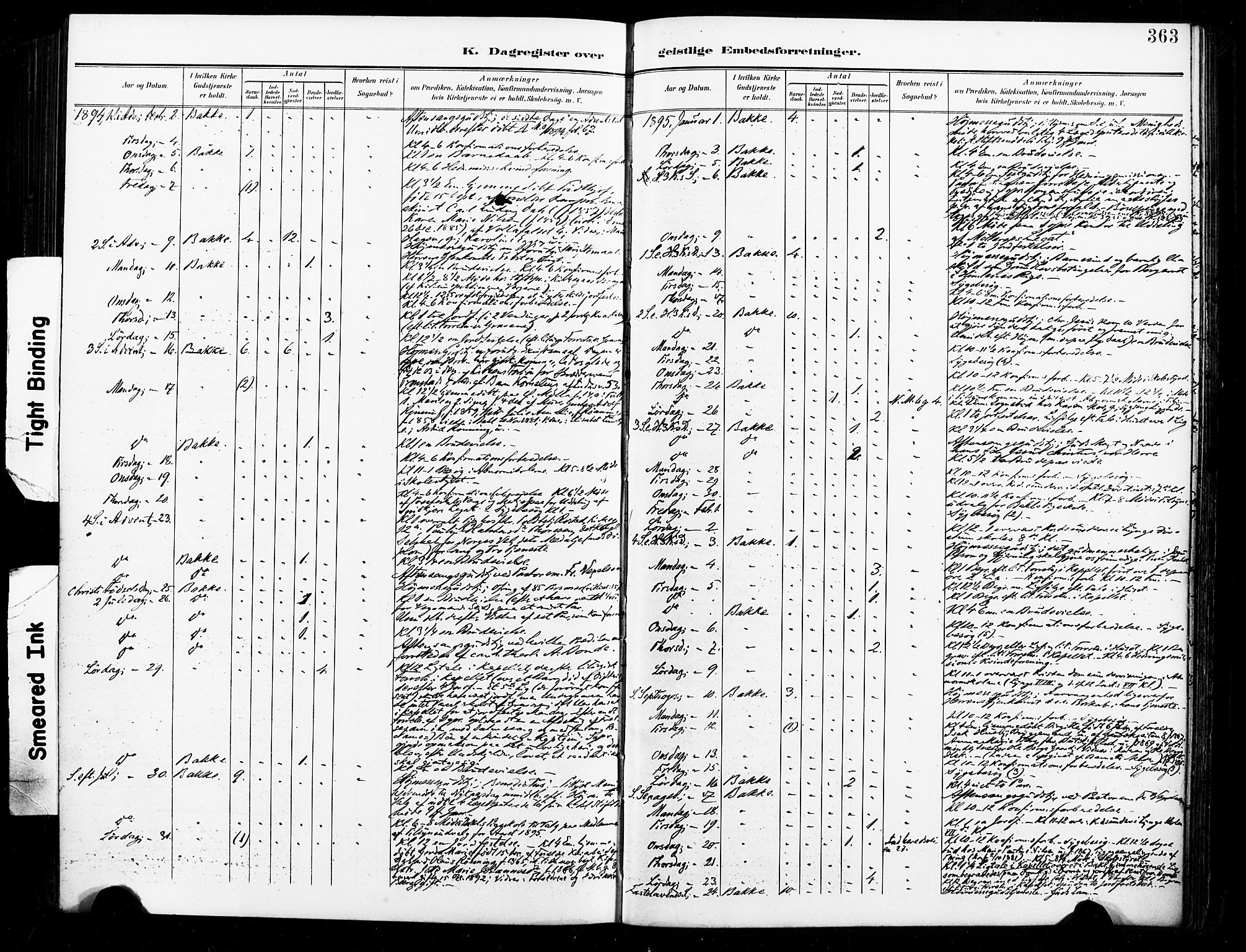 Ministerialprotokoller, klokkerbøker og fødselsregistre - Sør-Trøndelag, SAT/A-1456/604/L0198: Parish register (official) no. 604A19, 1893-1900, p. 363