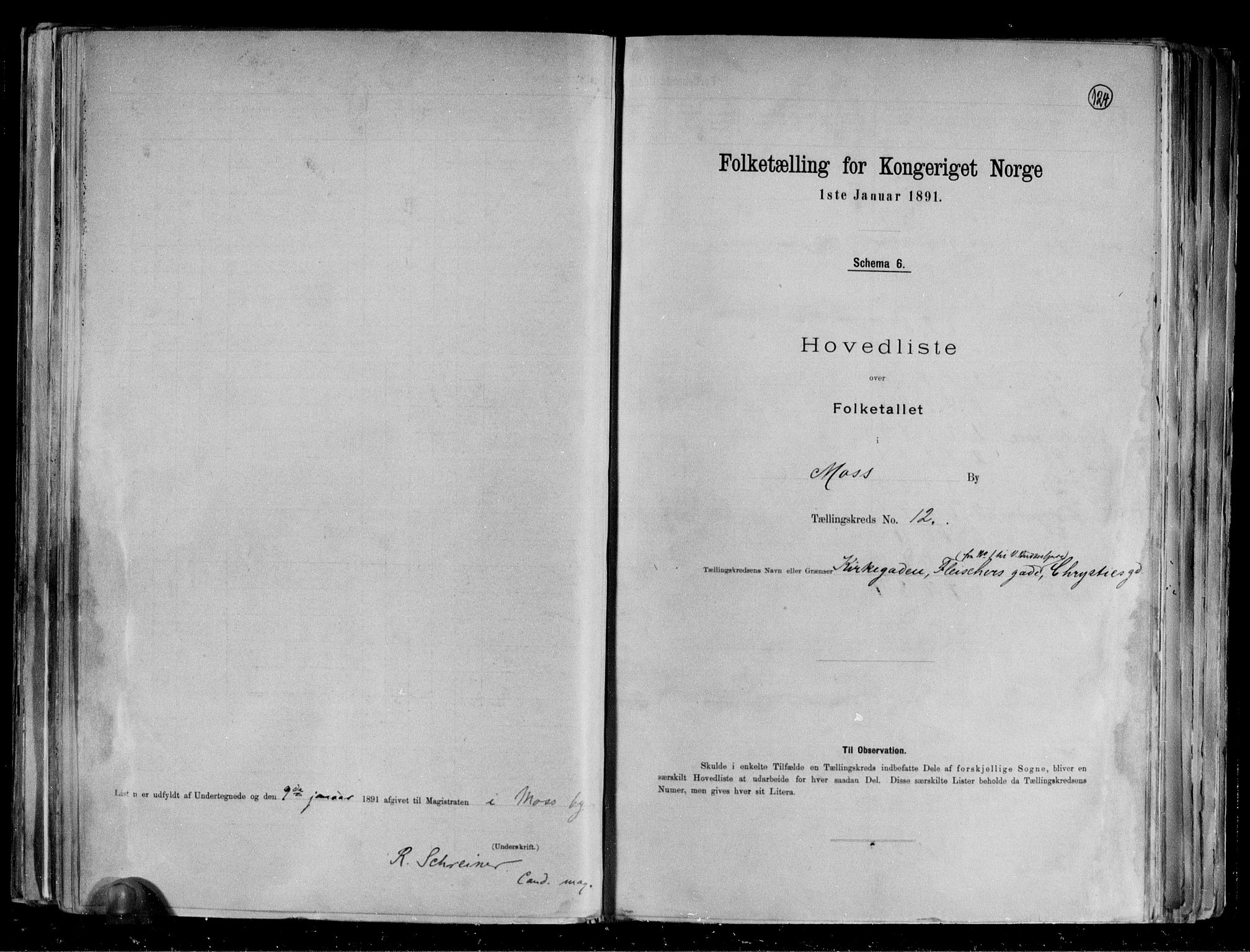 RA, 1891 census for 0104 Moss, 1891, p. 27