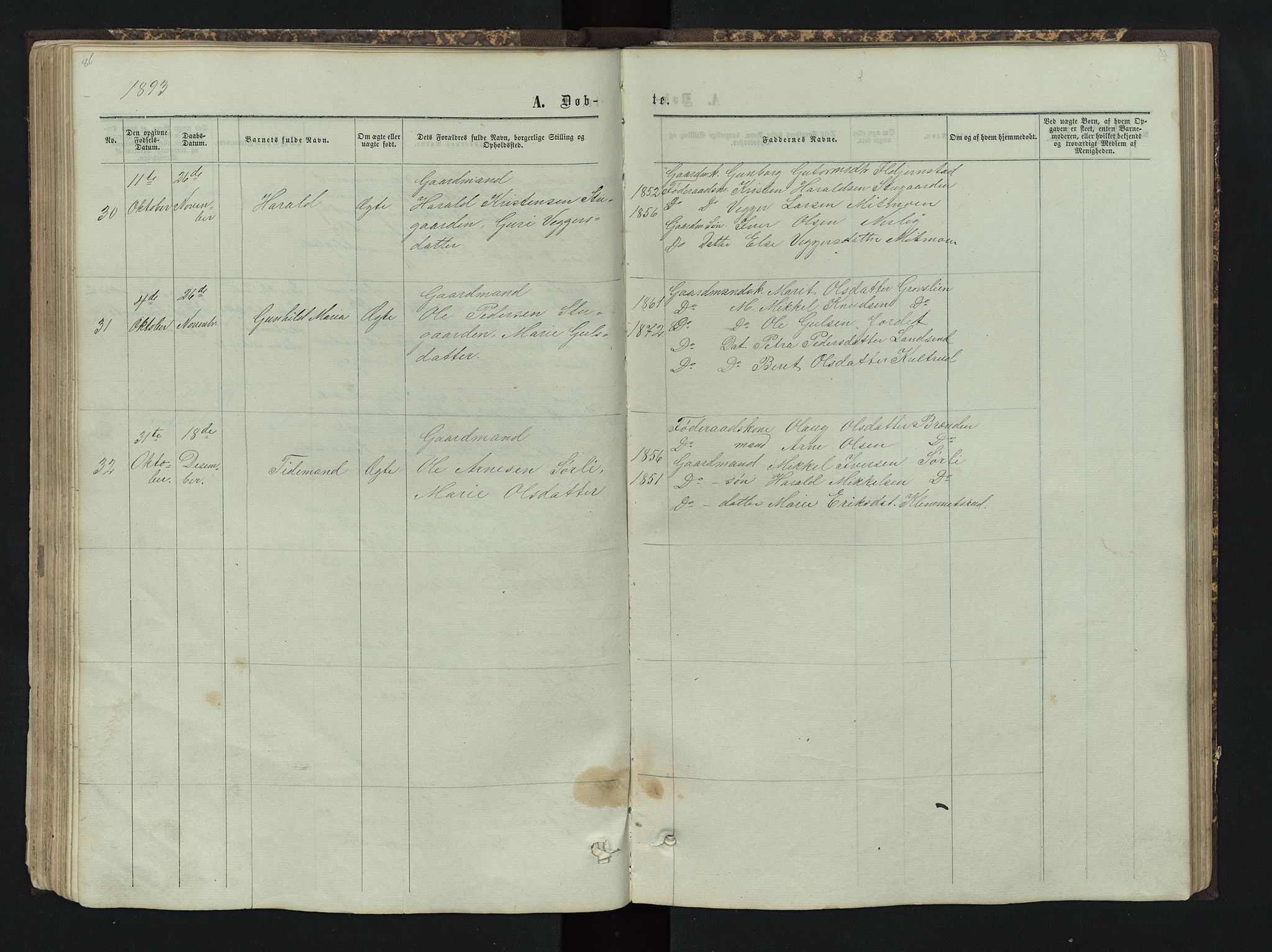 Sør-Aurdal prestekontor, AV/SAH-PREST-128/H/Ha/Hab/L0004: Parish register (copy) no. 4, 1865-1893, p. 86