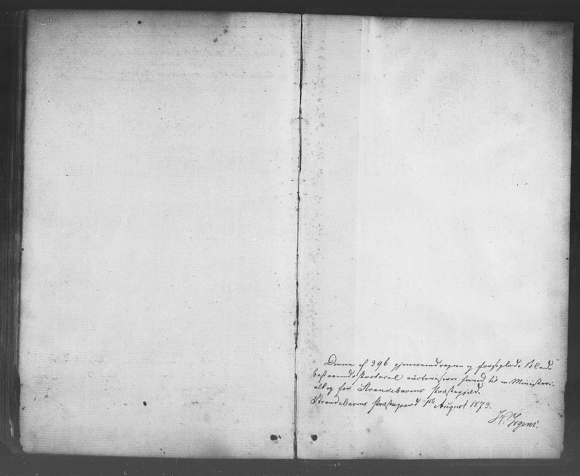 Strandebarm sokneprestembete, AV/SAB-A-78401/H/Haa: Parish register (official) no. A 9, 1872-1886