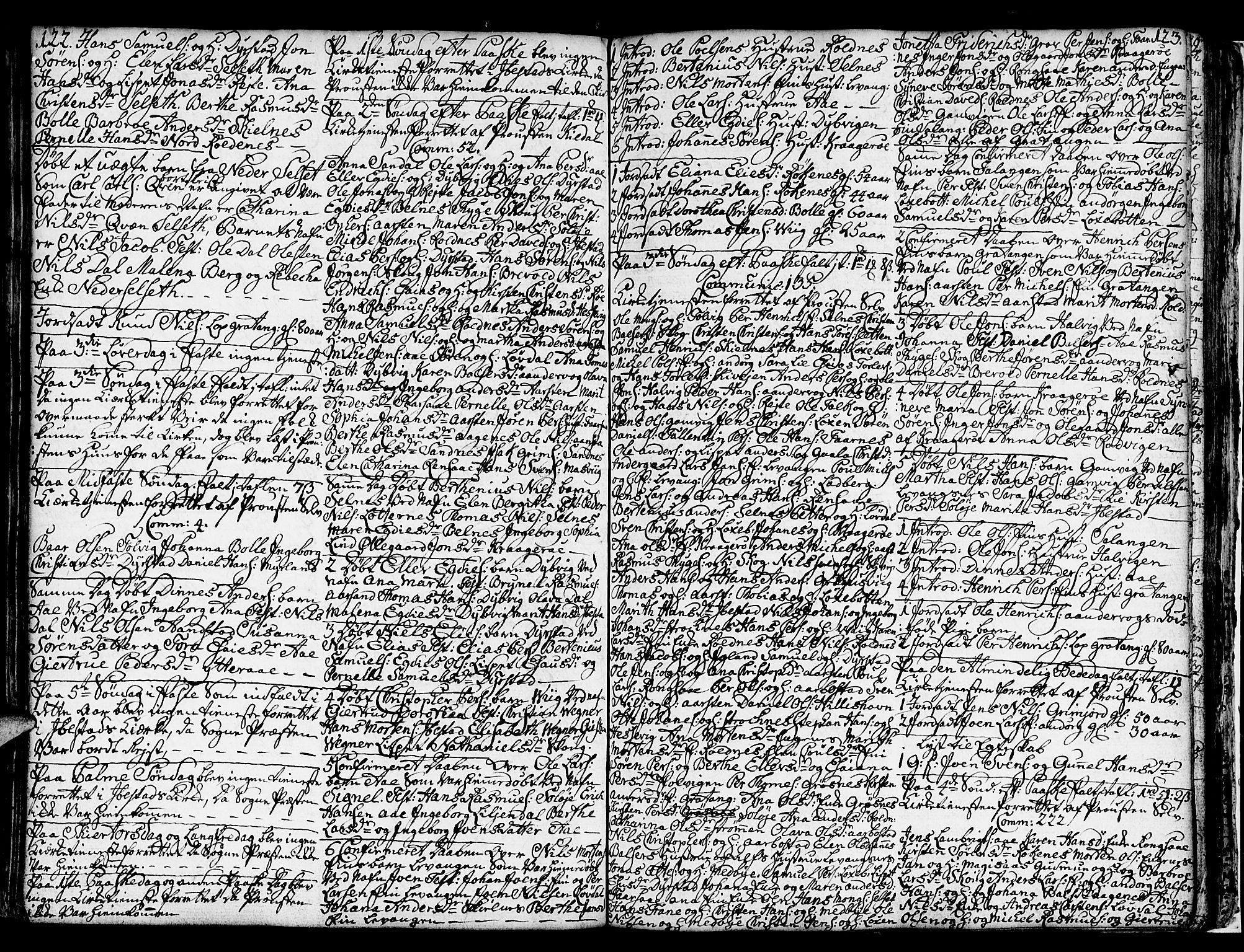 Ibestad sokneprestembete, SATØ/S-0077/H/Ha/Hab/L0001klokker: Parish register (copy) no. 1, 1776-1808, p. 122-123