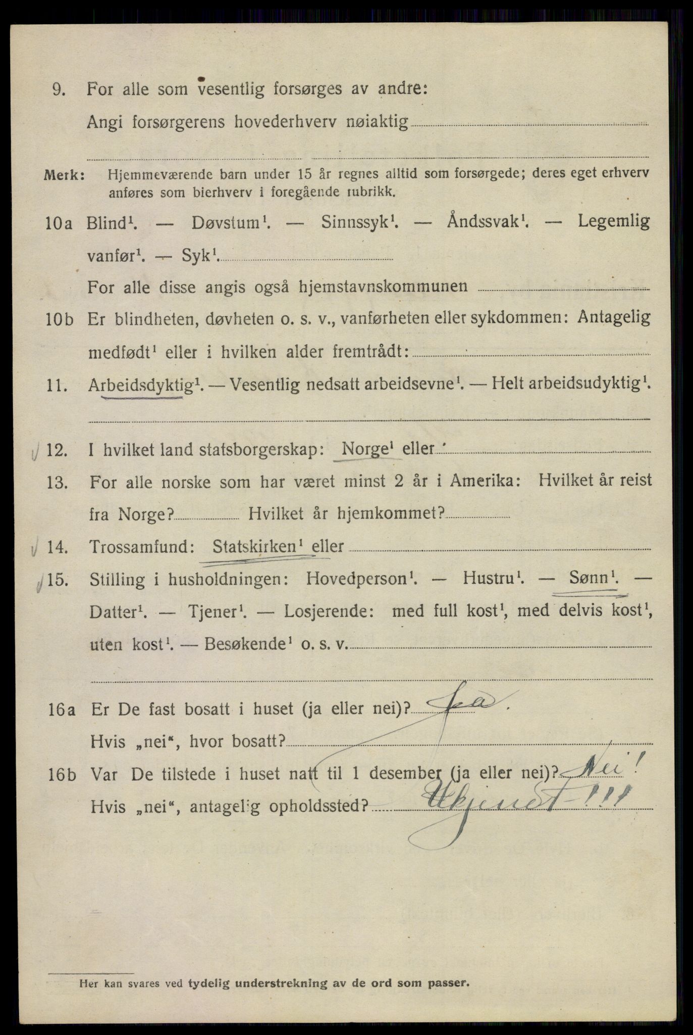 SAO, 1920 census for Kristiania, 1920, p. 229062