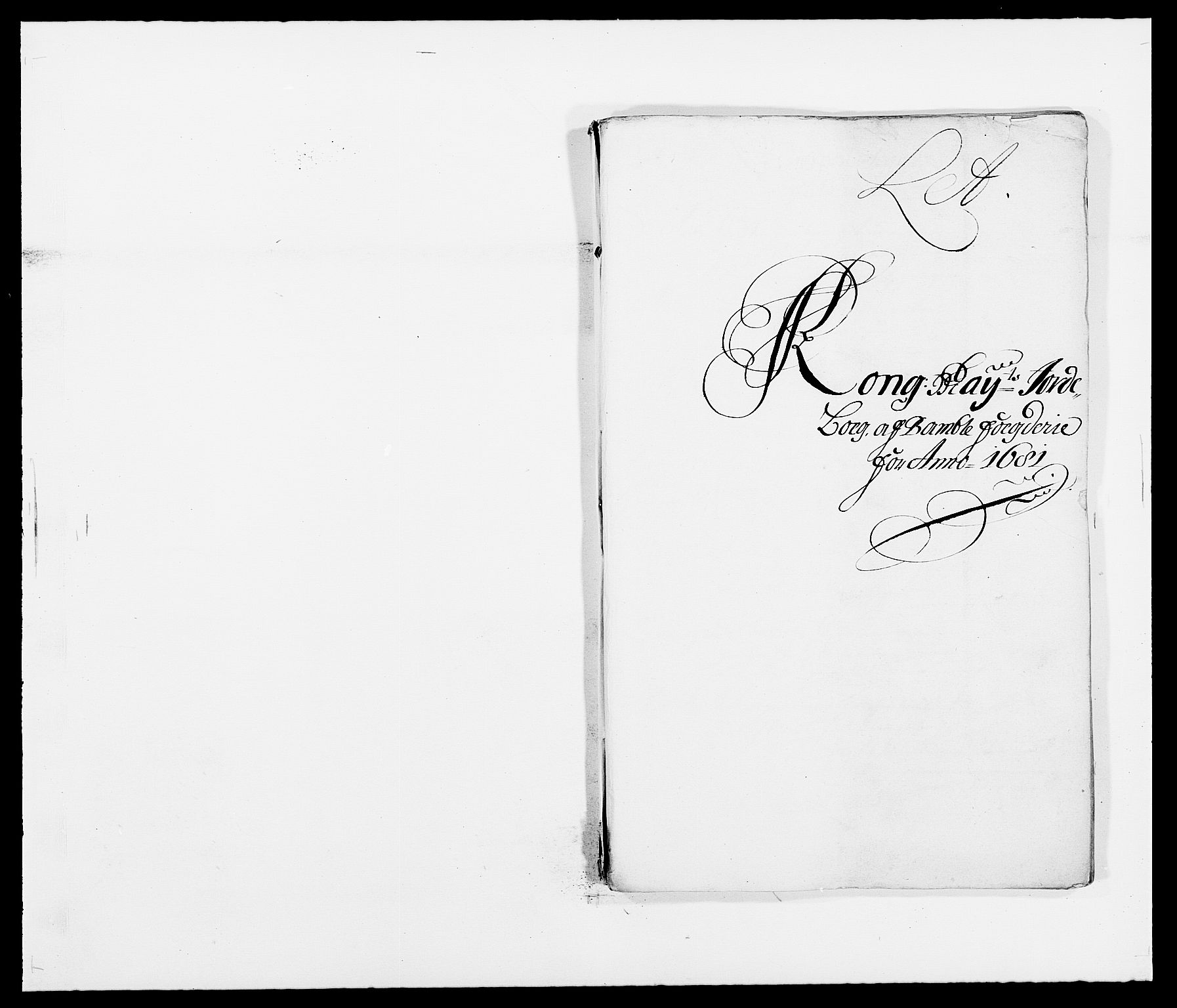Rentekammeret inntil 1814, Reviderte regnskaper, Fogderegnskap, RA/EA-4092/R34/L2045: Fogderegnskap Bamble, 1680-1681, p. 232