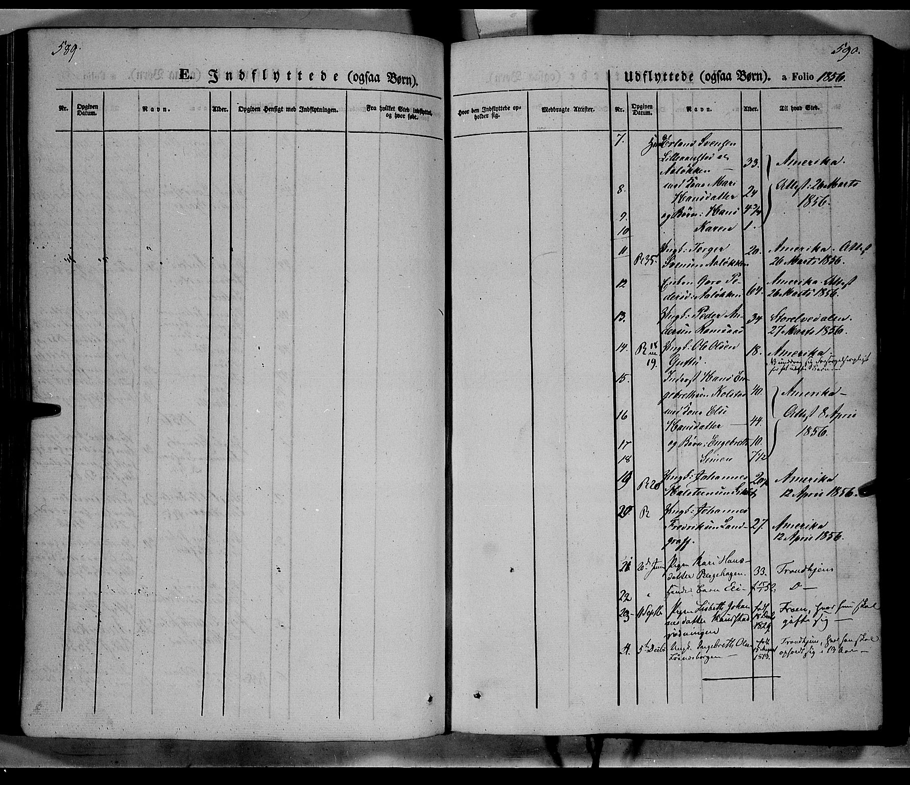 Ringebu prestekontor, SAH/PREST-082/H/Ha/Haa/L0006: Parish register (official) no. 6, 1848-1859, p. 589-590