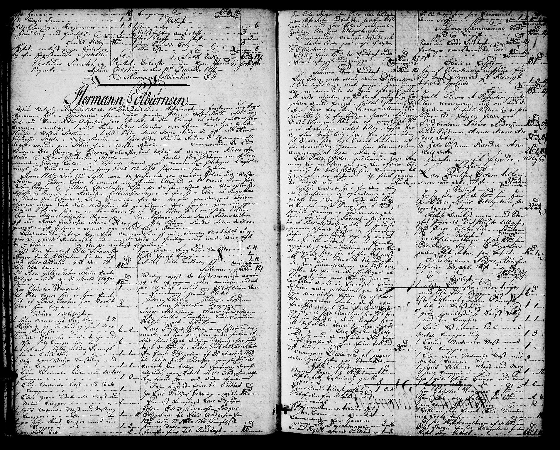Aker sorenskriveri, AV/SAO-A-10895/H/Hb/L0013a: Skifteprotokoll, 1770-1780, p. 24b-25a