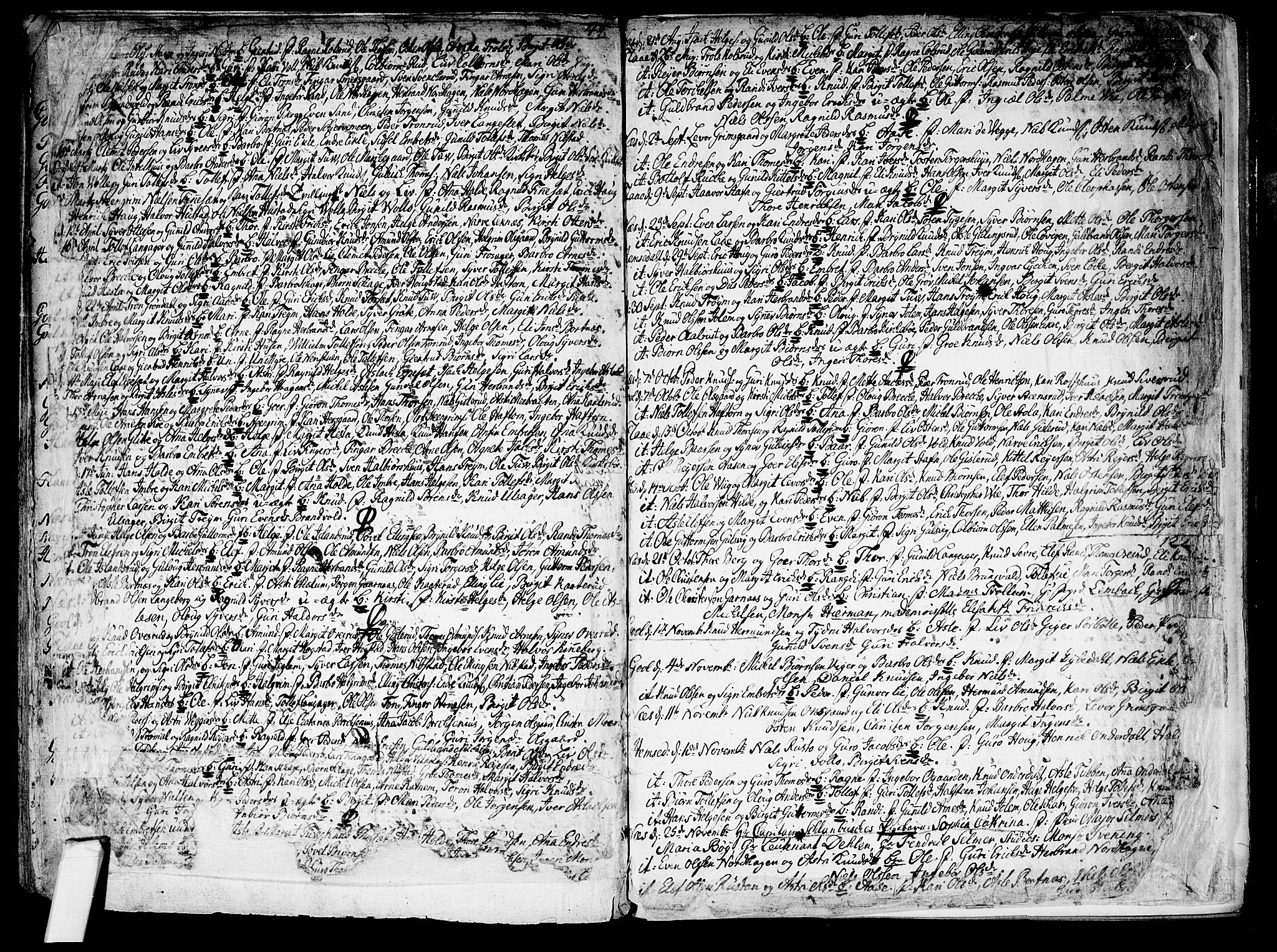 Nes kirkebøker, SAKO/A-236/F/Fa/L0002: Parish register (official) no. 2, 1707-1759, p. 211