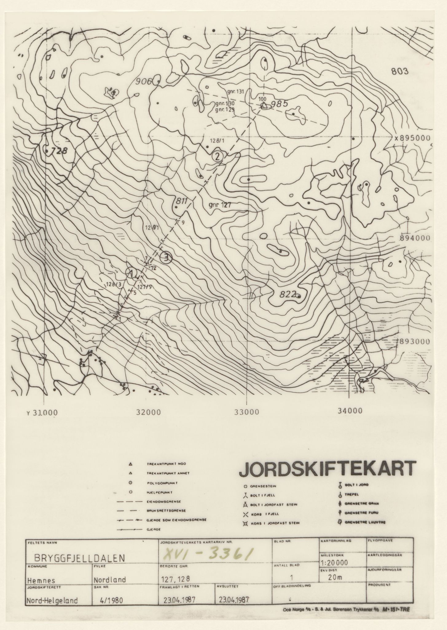 Jordskifteverkets kartarkiv, AV/RA-S-3929/T, 1859-1988, p. 4365