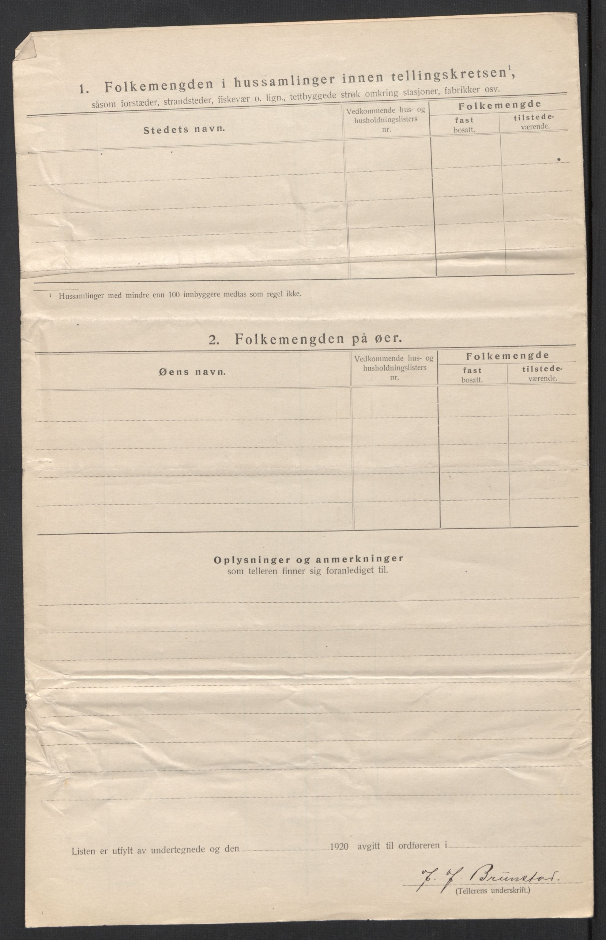 SAT, 1920 census for Sykkylven, 1920, p. 30
