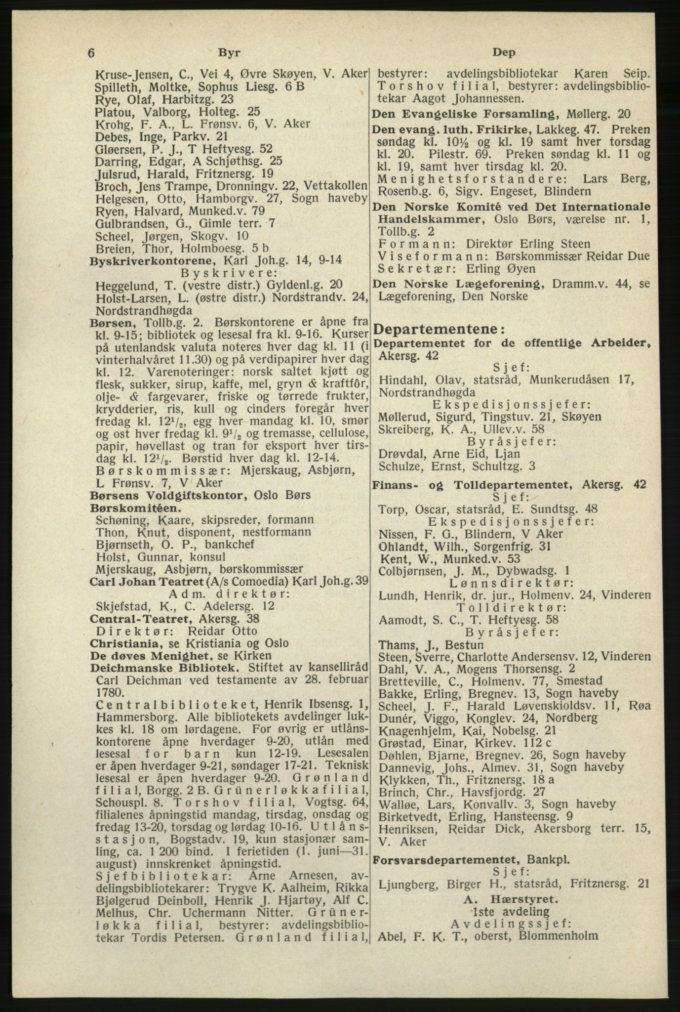 Kristiania/Oslo adressebok, PUBL/-, 1940, p. 22