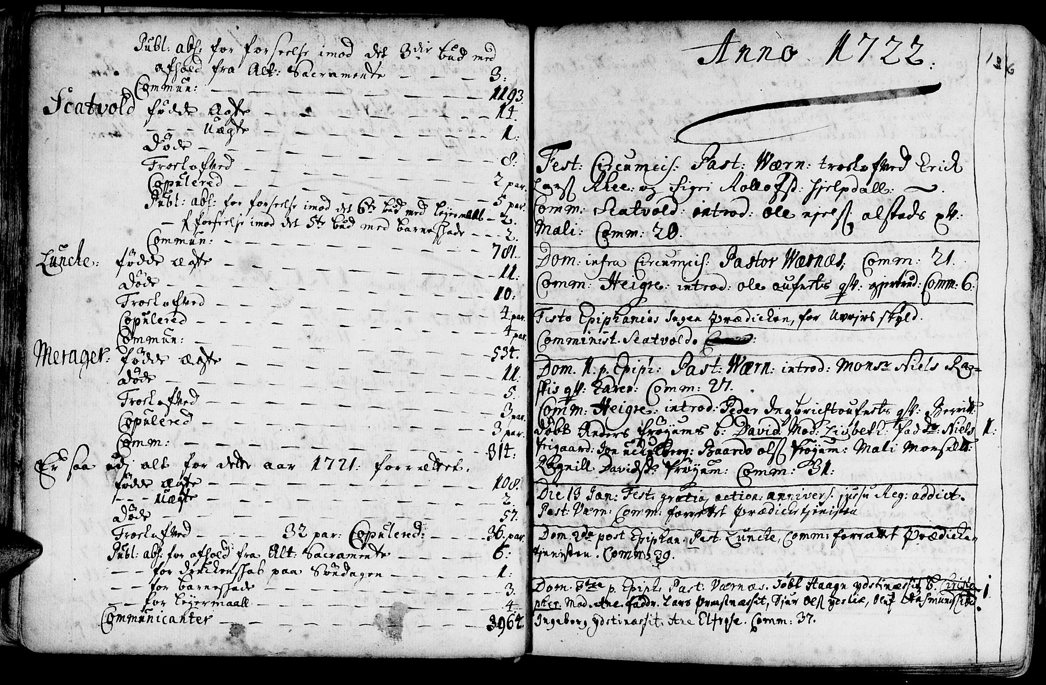 Ministerialprotokoller, klokkerbøker og fødselsregistre - Nord-Trøndelag, SAT/A-1458/709/L0054: Parish register (official) no. 709A02, 1714-1738, p. 135-136