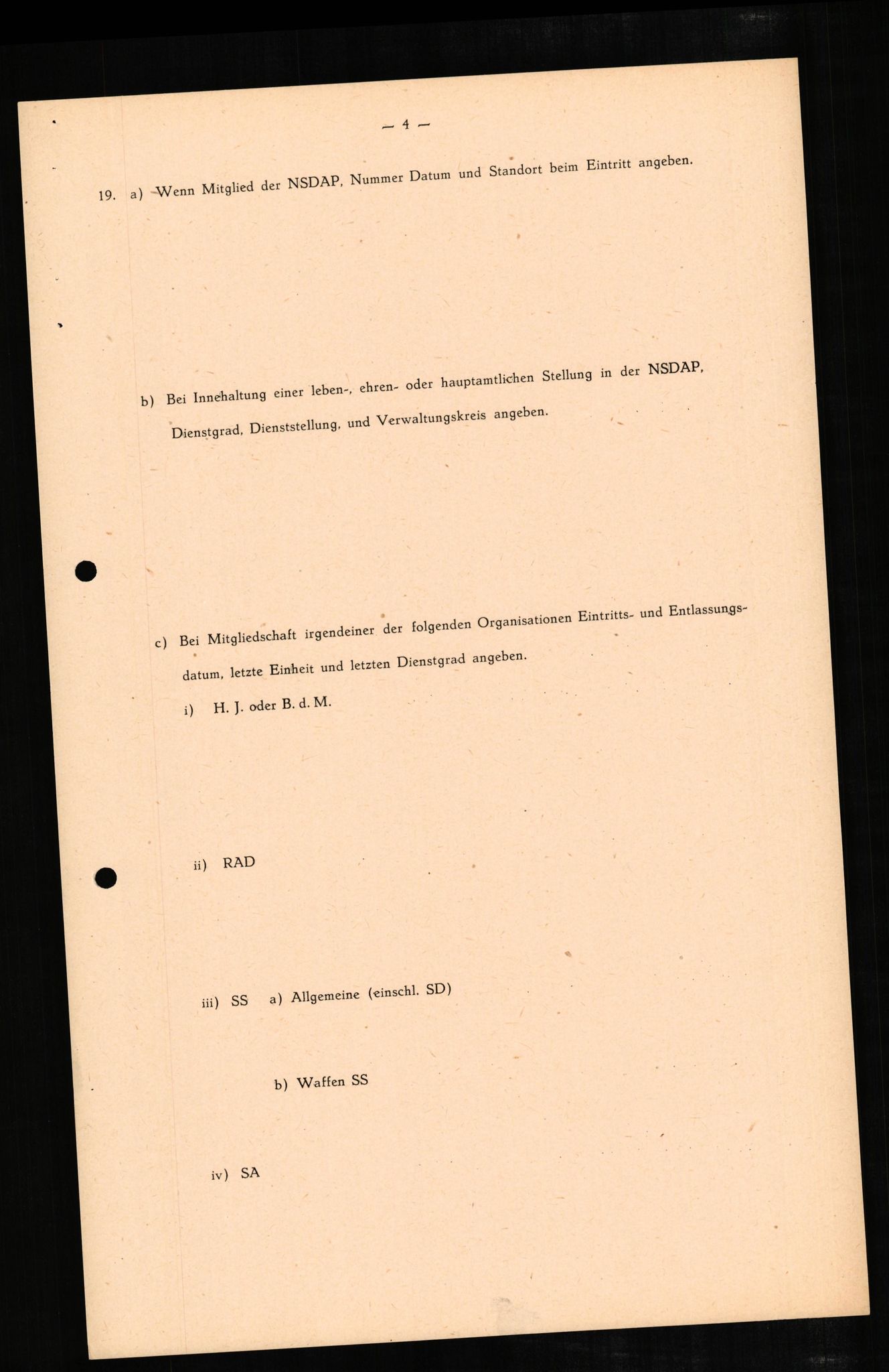 Forsvaret, Forsvarets overkommando II, AV/RA-RAFA-3915/D/Db/L0008: CI Questionaires. Tyske okkupasjonsstyrker i Norge. Tyskere., 1945-1946, p. 38