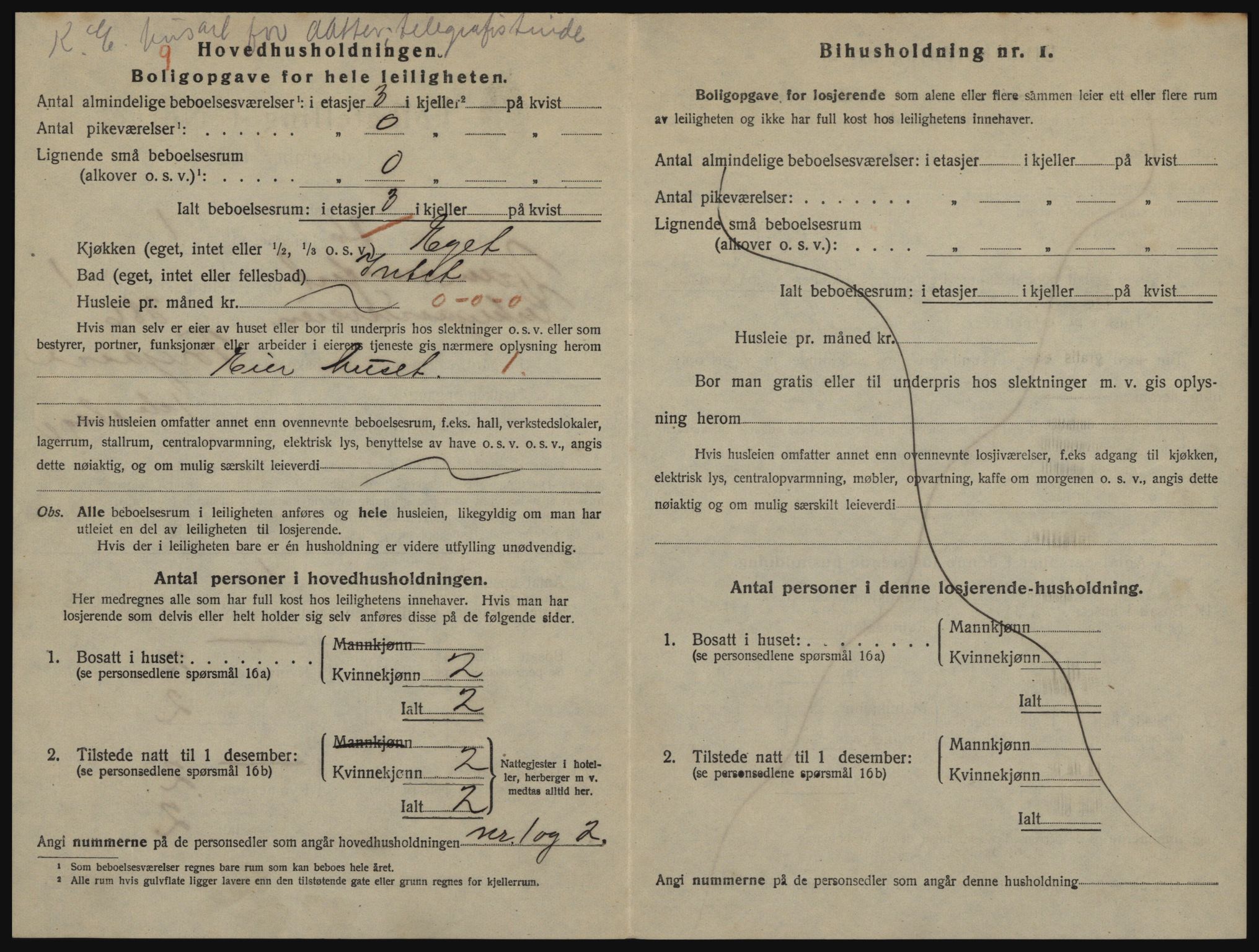 SATØ, 1920 census for Hammerfest, 1920, p. 1111