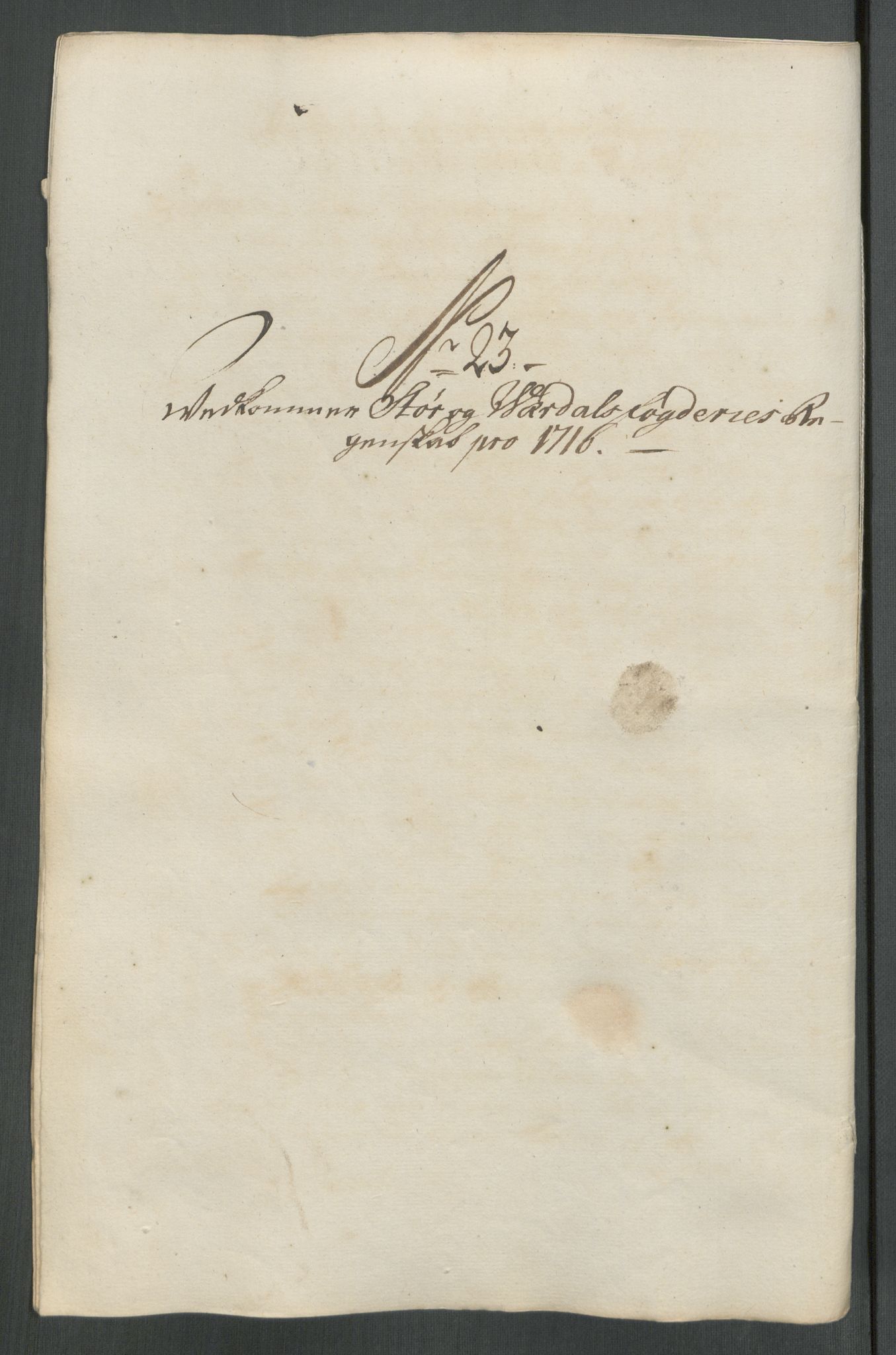 Rentekammeret inntil 1814, Reviderte regnskaper, Fogderegnskap, AV/RA-EA-4092/R62/L4206: Fogderegnskap Stjørdal og Verdal, 1716, p. 230