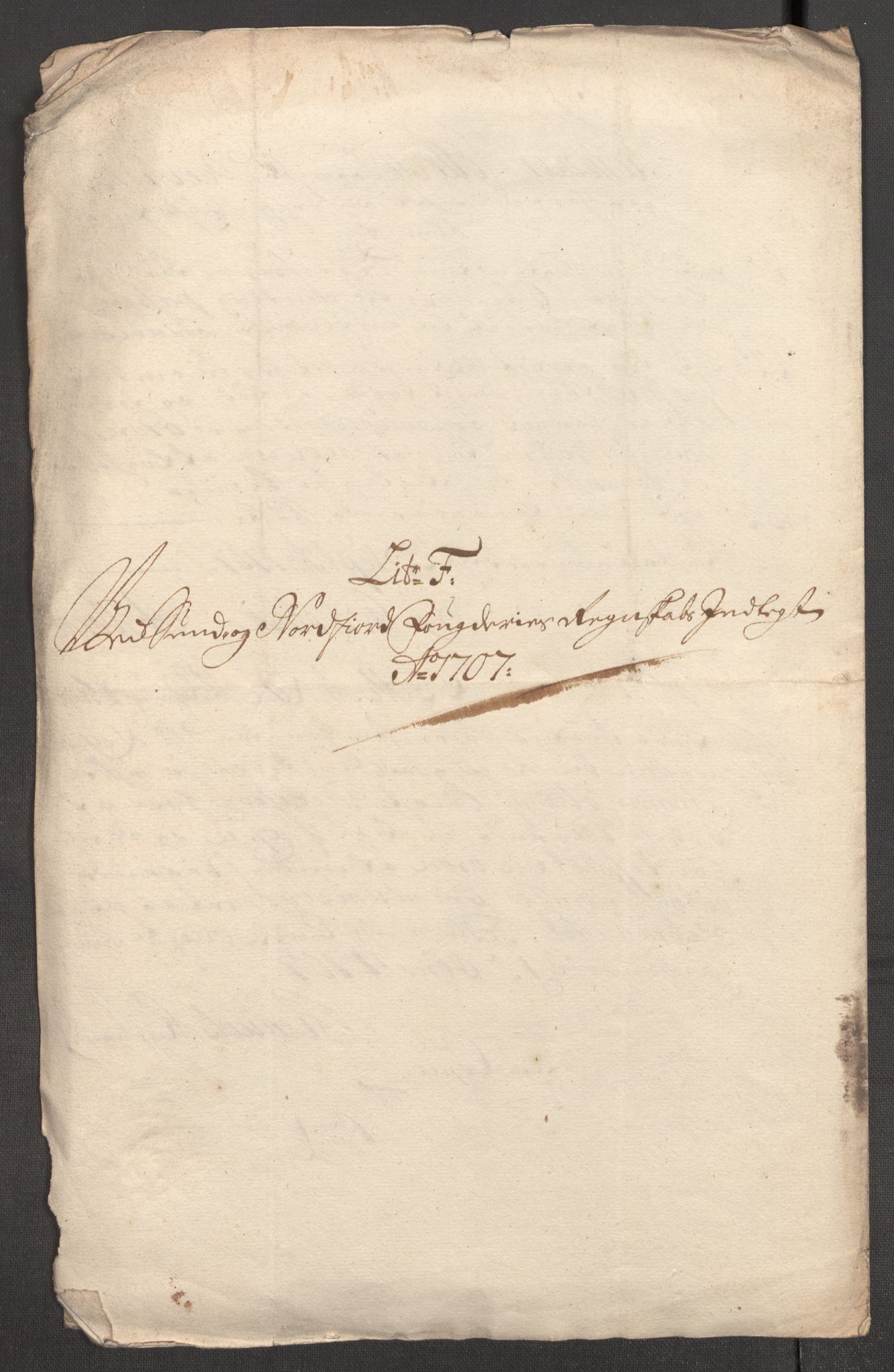 Rentekammeret inntil 1814, Reviderte regnskaper, Fogderegnskap, RA/EA-4092/R53/L3430: Fogderegnskap Sunn- og Nordfjord, 1706-1707, p. 357