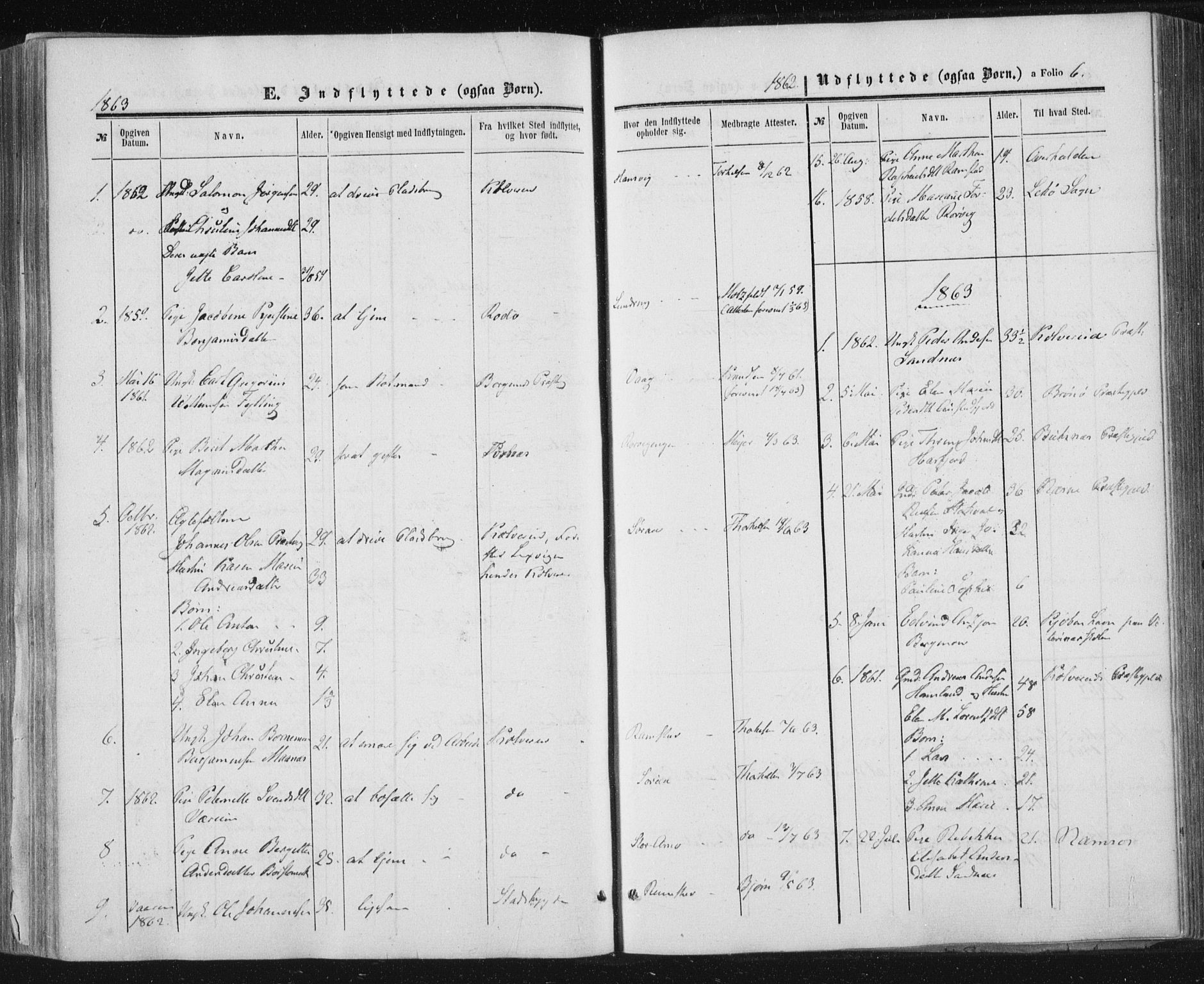 Ministerialprotokoller, klokkerbøker og fødselsregistre - Nord-Trøndelag, SAT/A-1458/784/L0670: Parish register (official) no. 784A05, 1860-1876, p. 6
