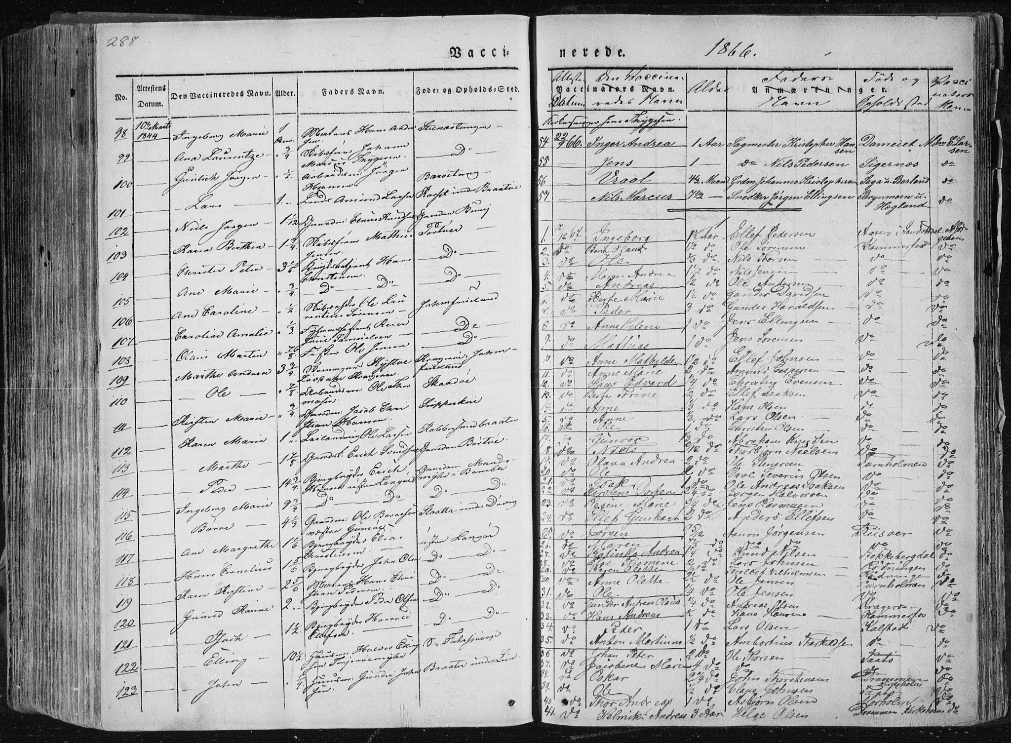 Sannidal kirkebøker, AV/SAKO-A-296/F/Fa/L0007: Parish register (official) no. 7, 1831-1854, p. 288