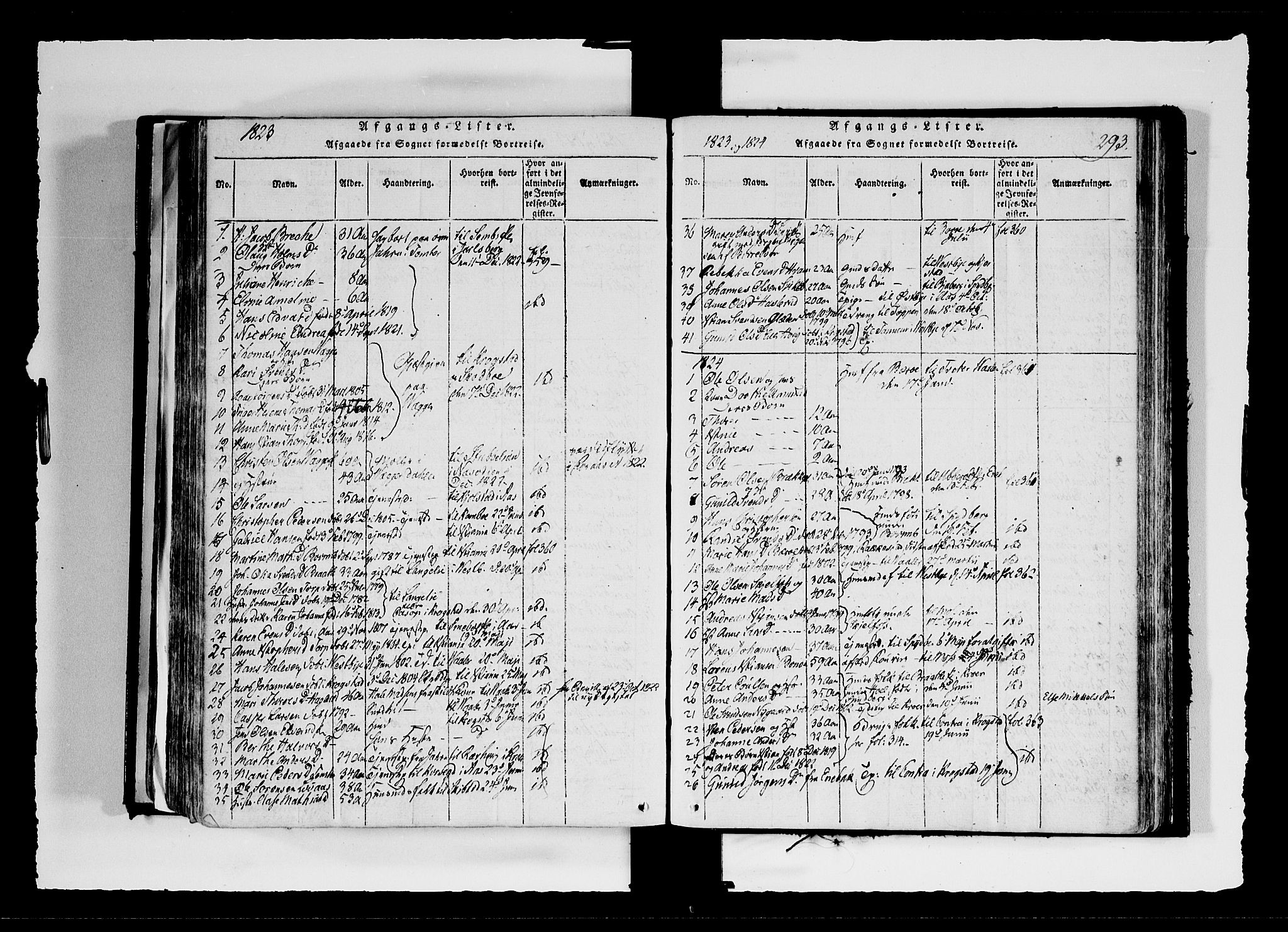 Hobøl prestekontor Kirkebøker, AV/SAO-A-2002/F/Fa/L0002: Parish register (official) no. I 2, 1814-1841, p. 293