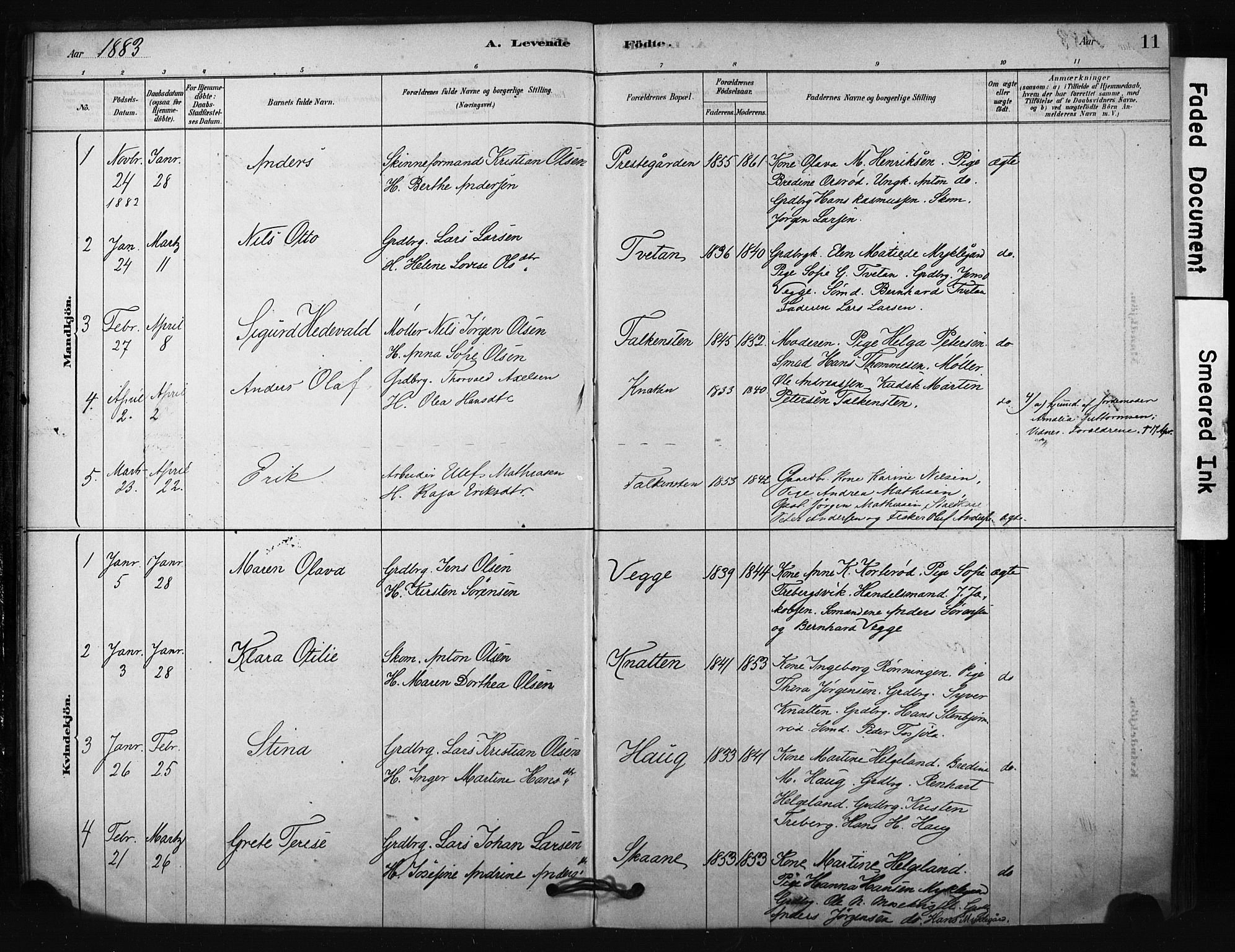 Borre kirkebøker, SAKO/A-338/F/Fc/L0001: Parish register (official) no. III 1, 1878-1896, p. 11