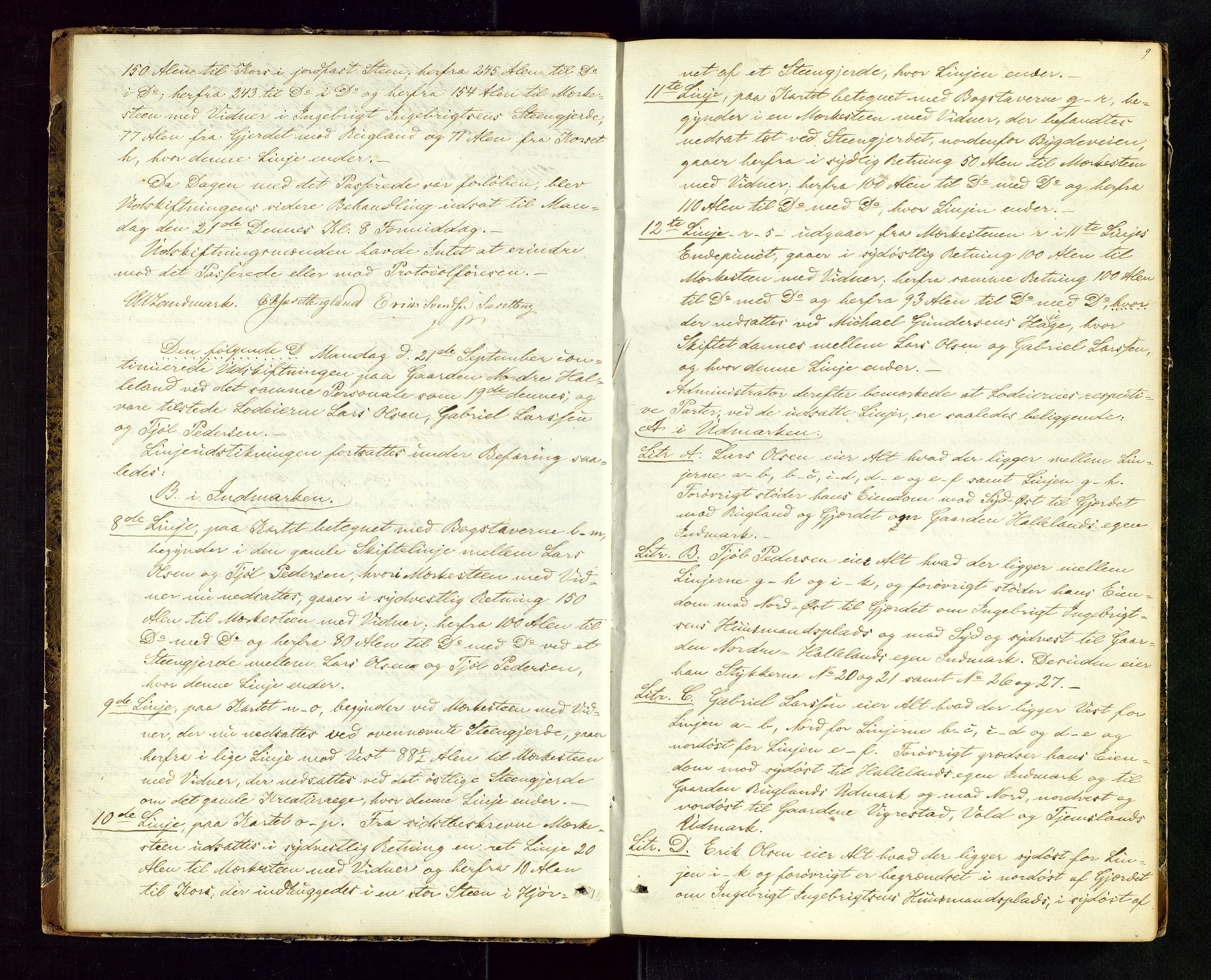 Rogaland jordskifterett, AV/SAST-A-102426/Oa/L0029: Forhandlingsprotokoll, 1863-1866, p. 9