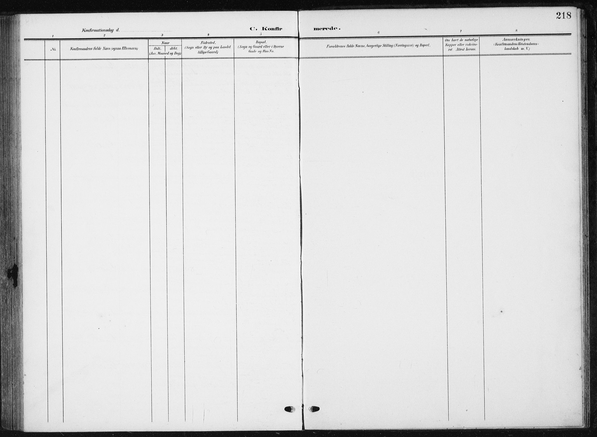 Ministerialprotokoller, klokkerbøker og fødselsregistre - Møre og Romsdal, AV/SAT-A-1454/567/L0784: Parish register (copy) no. 567C04, 1903-1938, p. 218