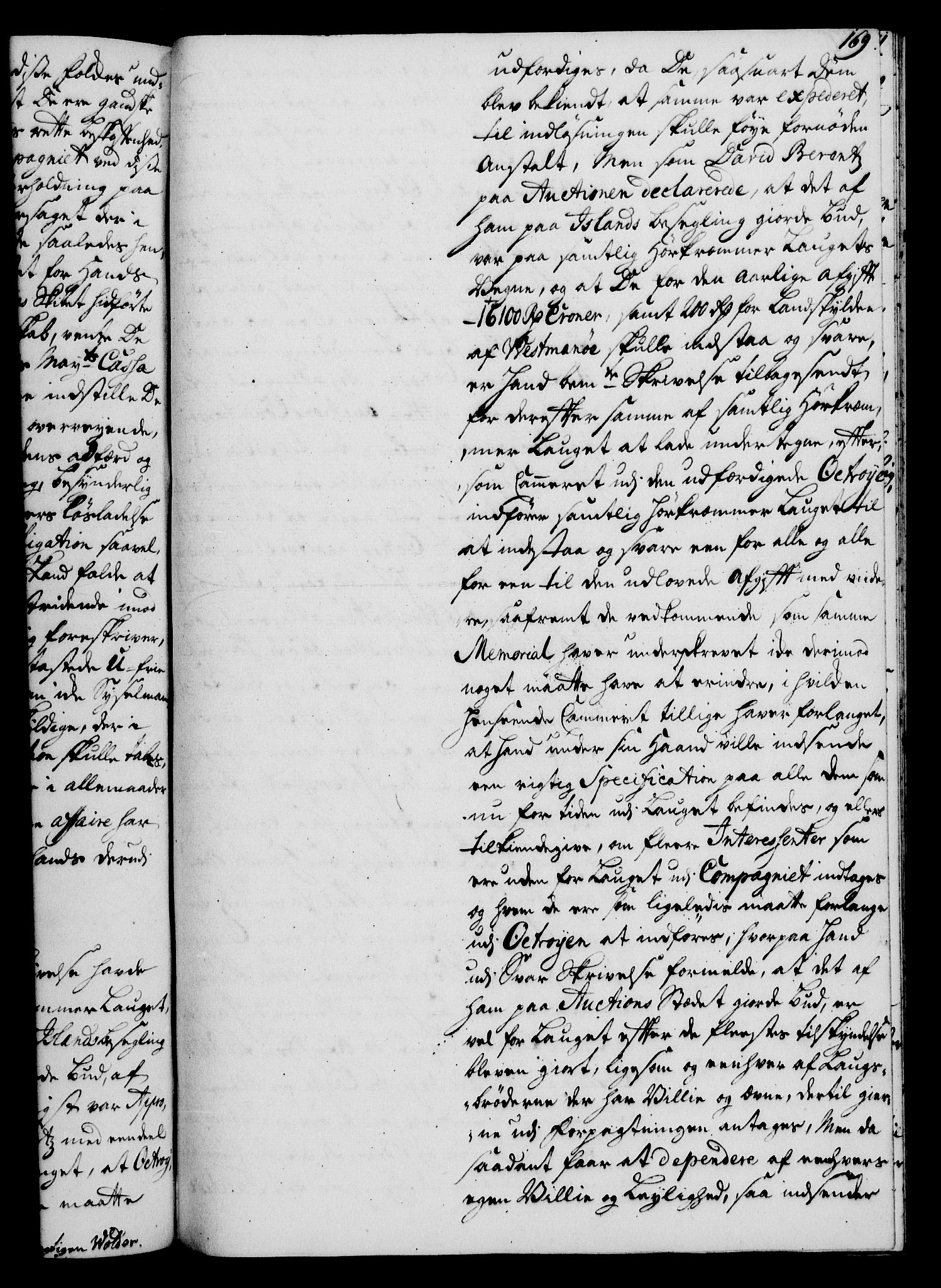 Rentekammeret, Kammerkanselliet, RA/EA-3111/G/Gh/Gha/L0024: Norsk ekstraktmemorialprotokoll (merket RK 53.69), 1742-1743, p. 169