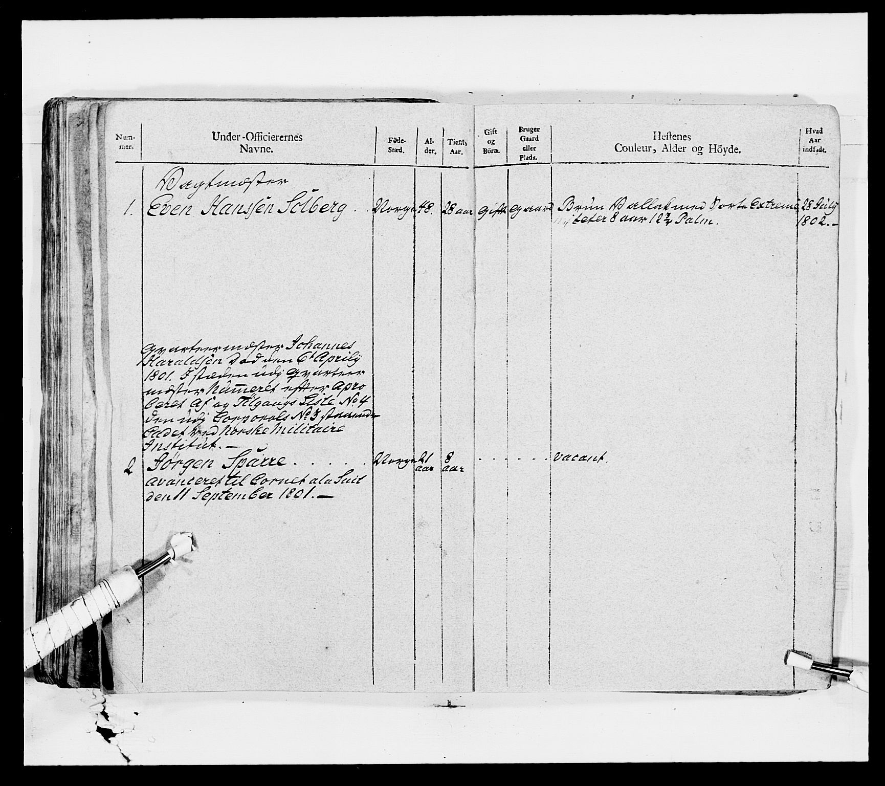 Generalitets- og kommissariatskollegiet, Det kongelige norske kommissariatskollegium, AV/RA-EA-5420/E/Eh/L0007: Akershusiske dragonregiment, 1800-1804, p. 509