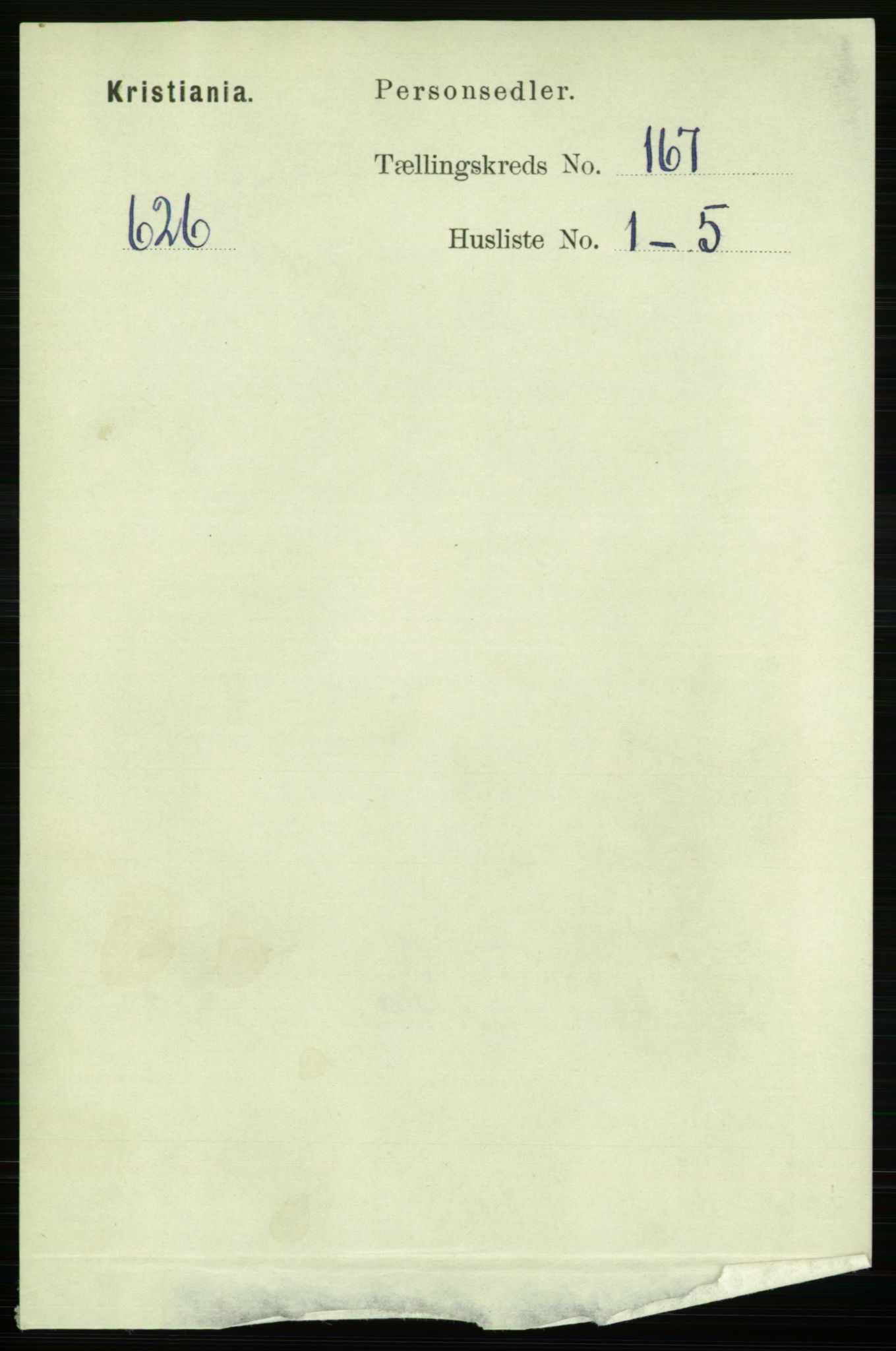 RA, 1891 census for 0301 Kristiania, 1891, p. 97287