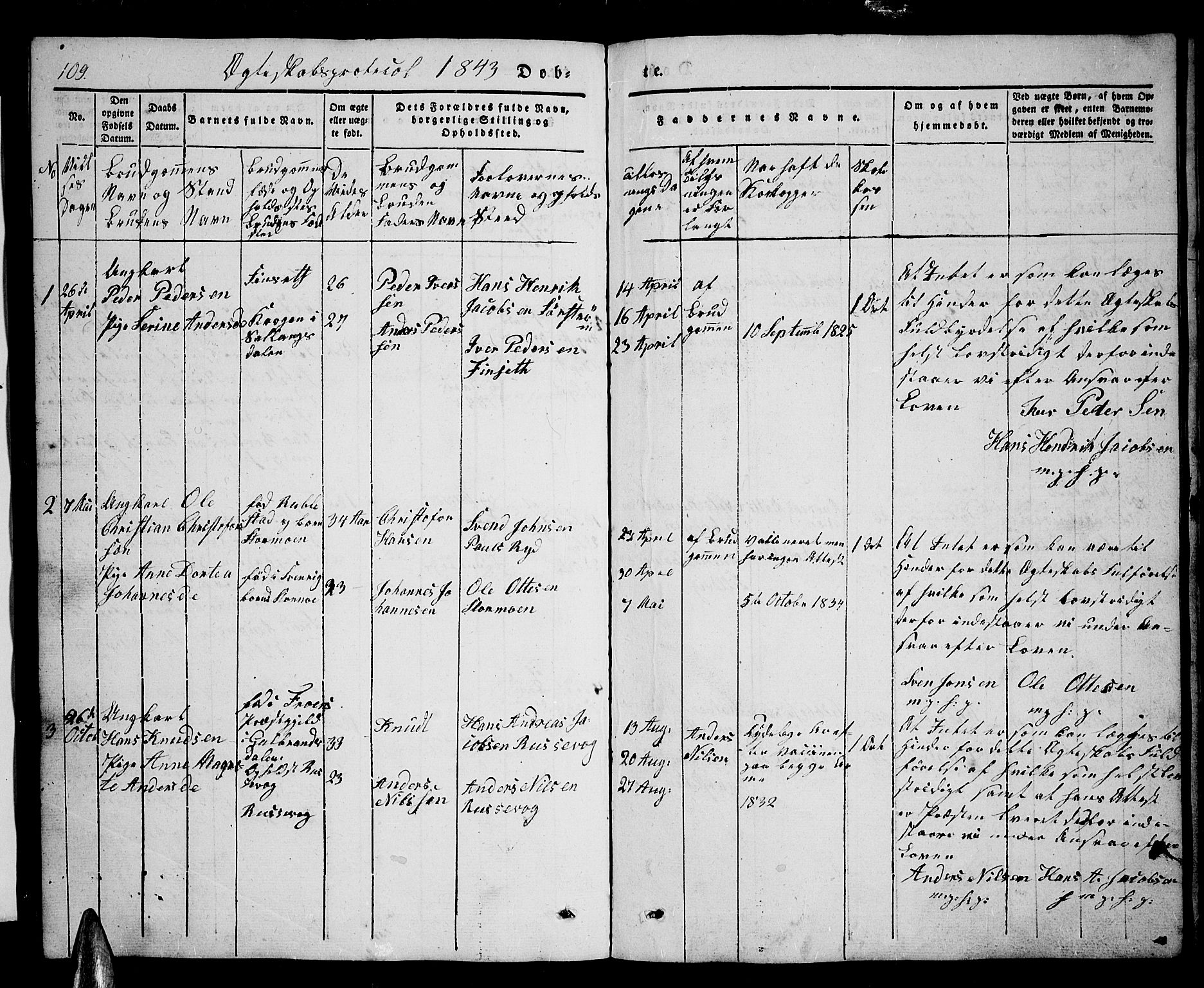 Tranøy sokneprestkontor, SATØ/S-1313/I/Ia/Iab/L0001klokker: Parish register (copy) no. 1, 1835-1853, p. 109