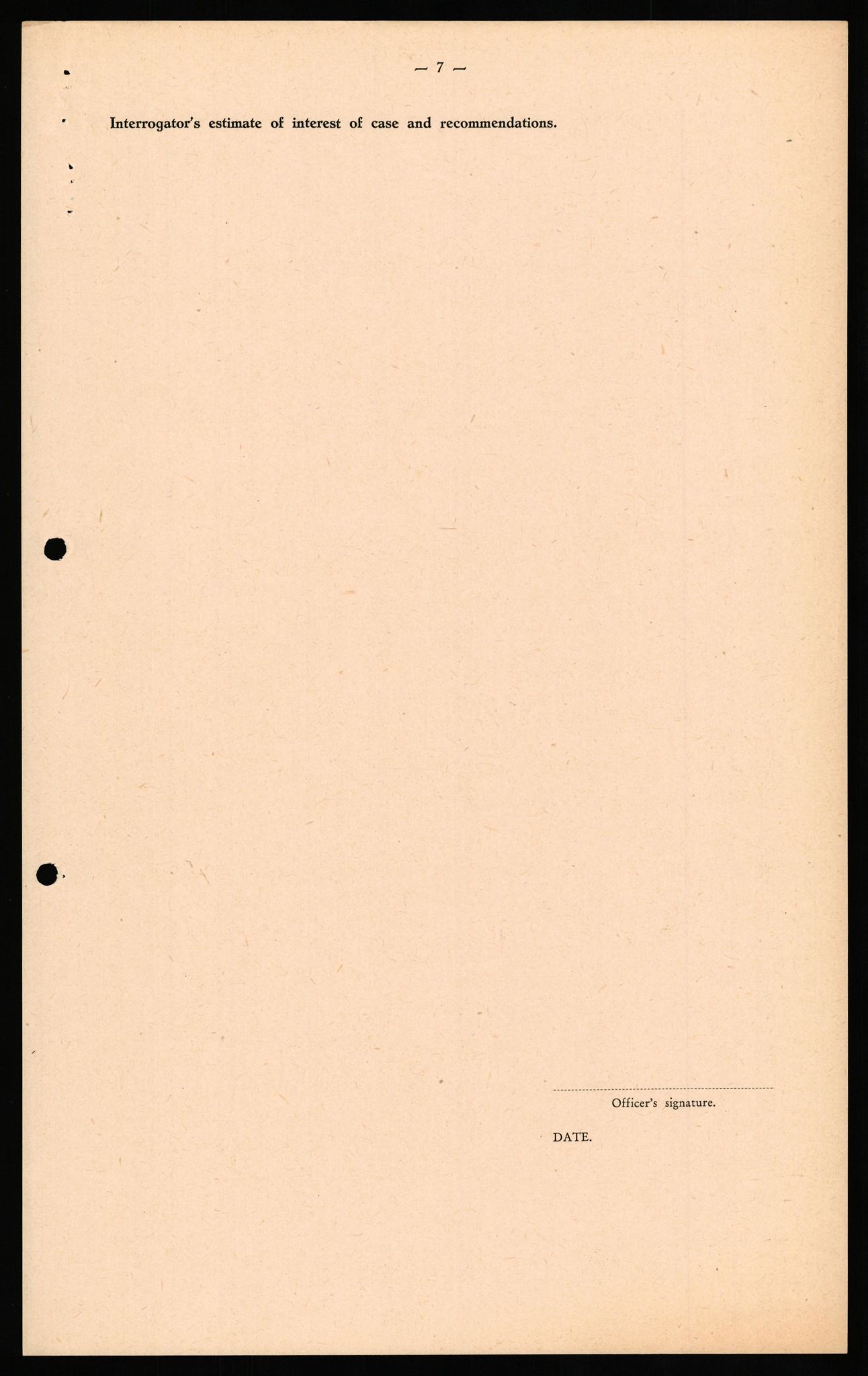 Forsvaret, Forsvarets overkommando II, AV/RA-RAFA-3915/D/Db/L0030: CI Questionaires. Tyske okkupasjonsstyrker i Norge. Tyskere., 1945-1946, p. 27