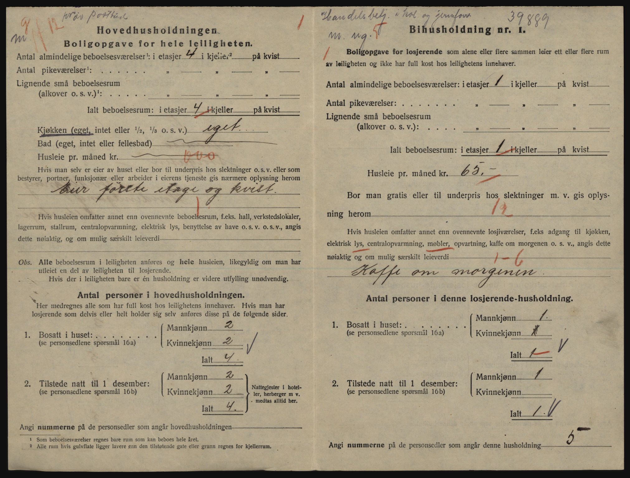 SATØ, 1920 census for Tromsø, 1920, p. 4464