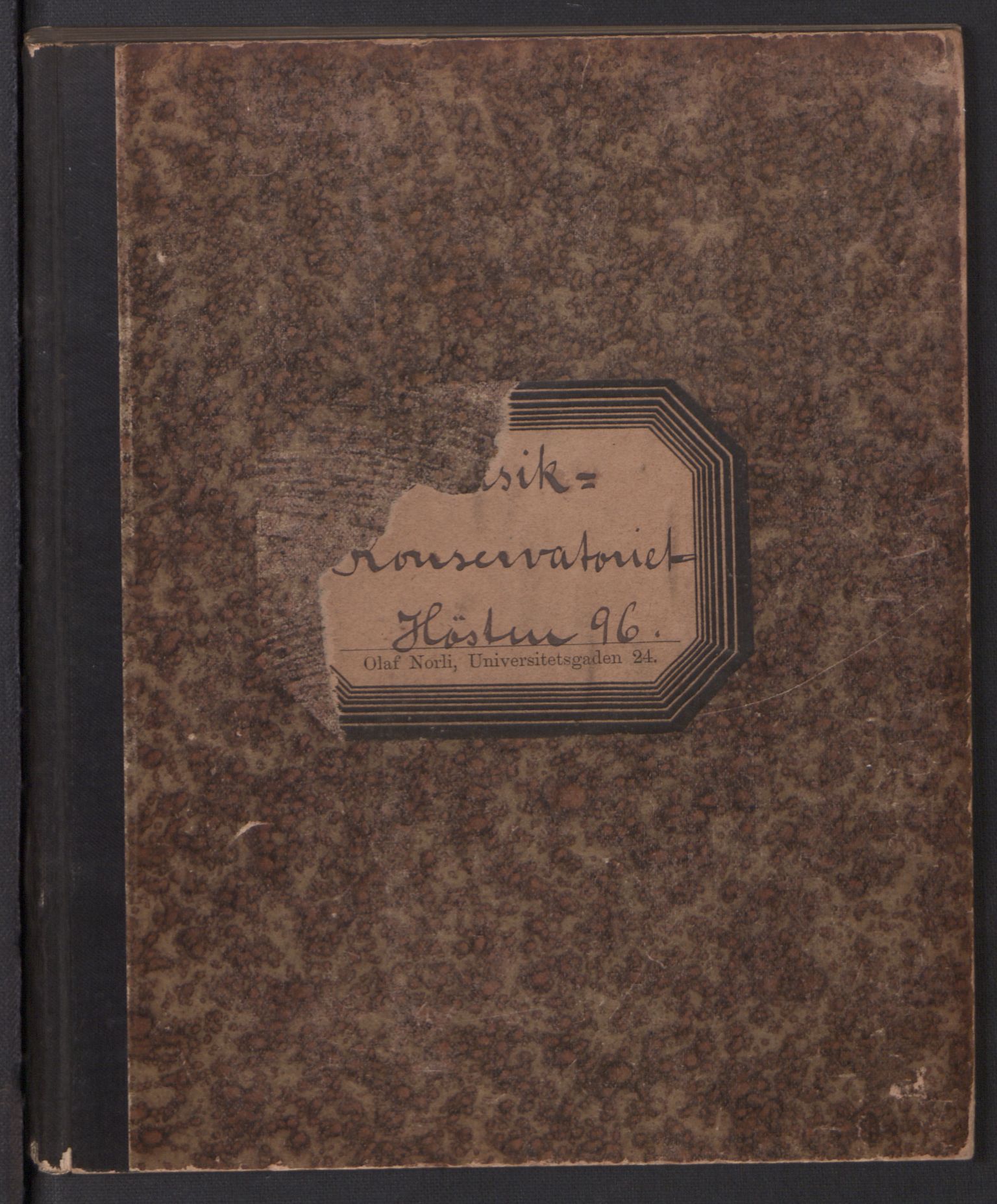 Musikkonservatoriet i Oslo, AV/RA-PA-1761/F/Fa/L0001/0007: Oversikt over lærere, elever, m.m. (mangler skoleåret 1890-91 og 1891-92) / Musikkonservatoriet - Skoleåret , 1896-1897