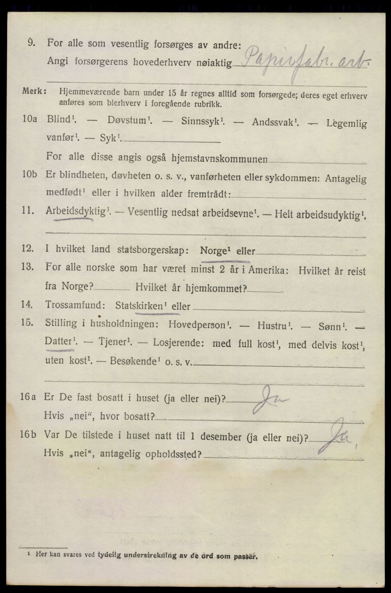 SAKO, 1920 census for Øvre Eiker, 1920, p. 9077