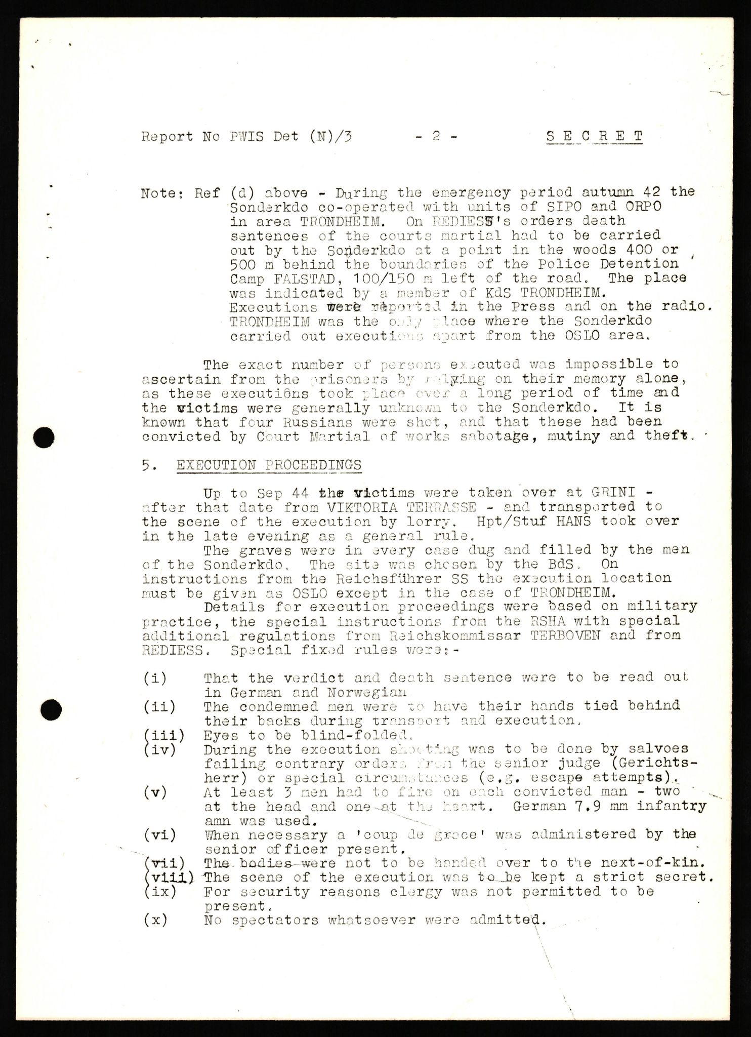 Forsvaret, Forsvarets overkommando II, RA/RAFA-3915/D/Db/L0038: CI Questionaires. Tyske okkupasjonsstyrker i Norge. Østerrikere., 1945-1946, p. 72