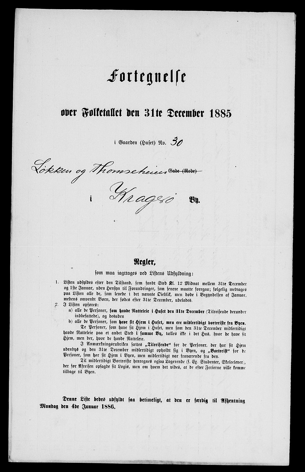 SAKO, 1885 census for 0801 Kragerø, 1885, p. 713