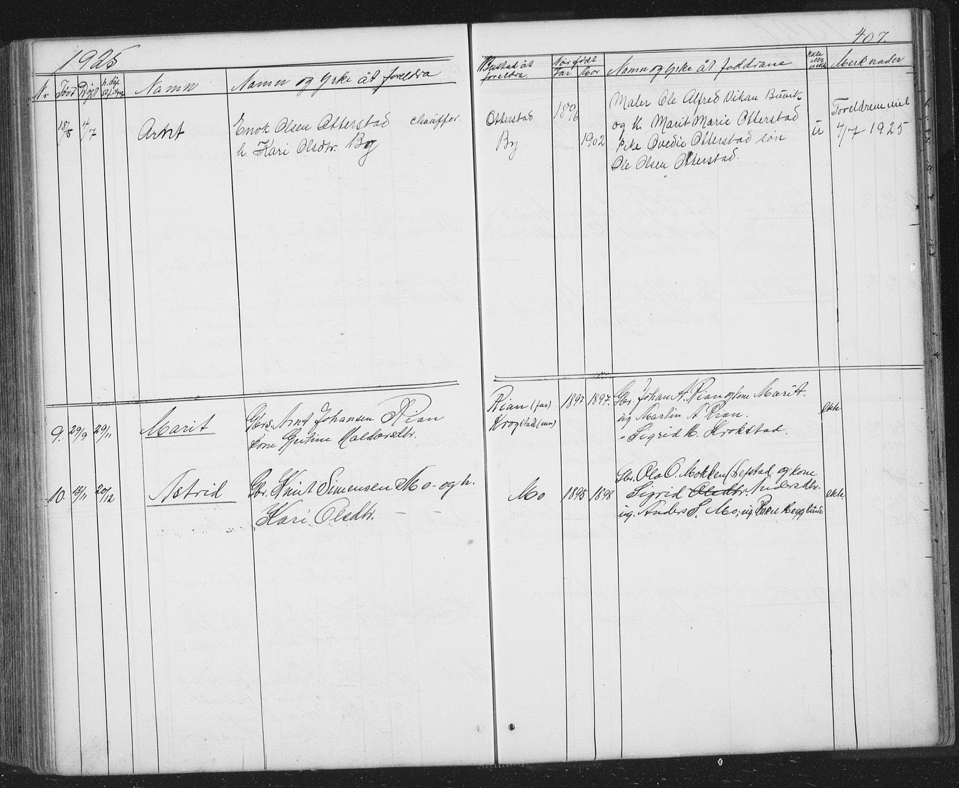 Ministerialprotokoller, klokkerbøker og fødselsregistre - Sør-Trøndelag, SAT/A-1456/667/L0798: Parish register (copy) no. 667C03, 1867-1929, p. 407