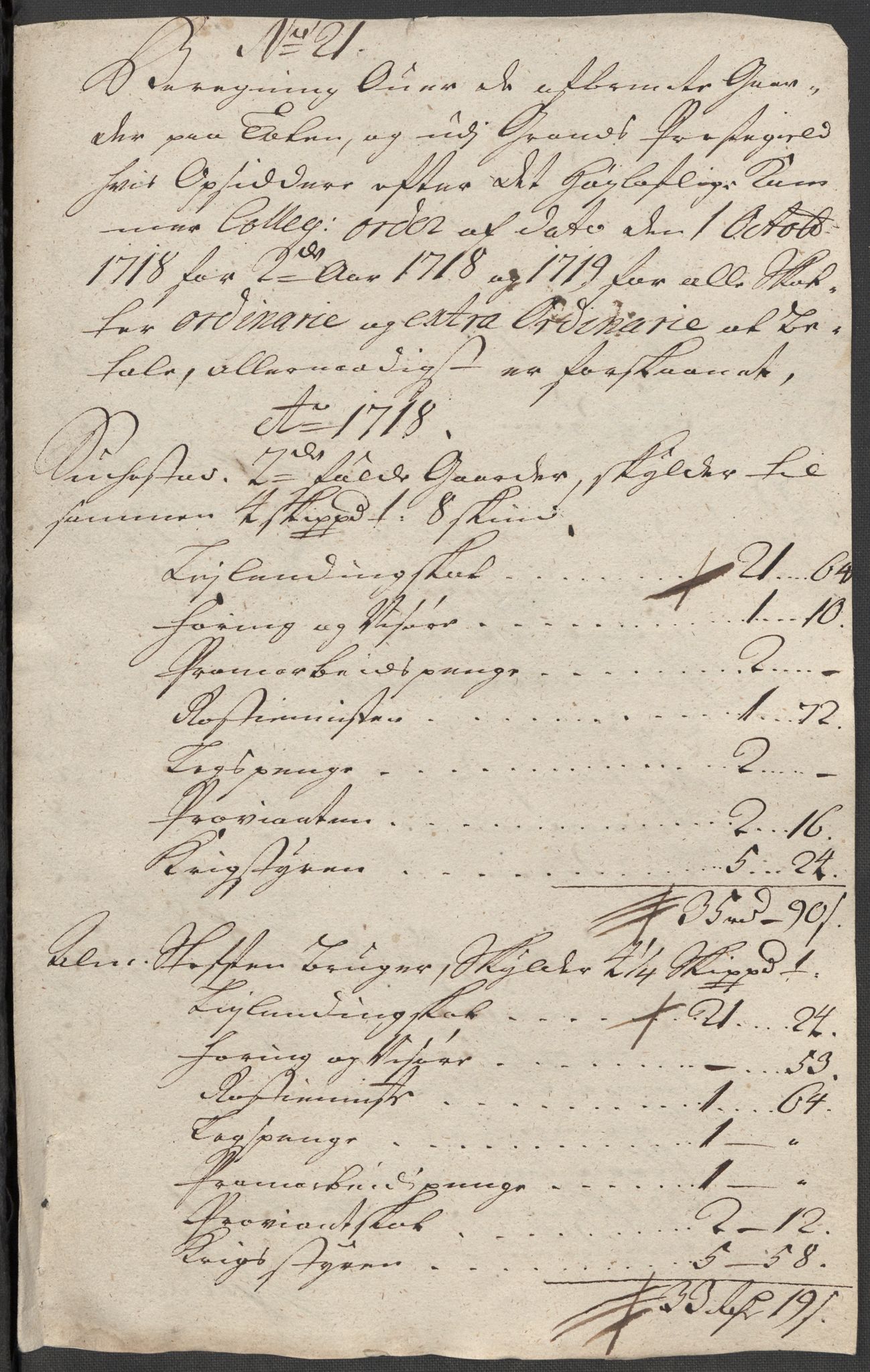 Rentekammeret inntil 1814, Reviderte regnskaper, Fogderegnskap, RA/EA-4092/R18/L1320: Fogderegnskap Hadeland, Toten og Valdres, 1718, p. 221
