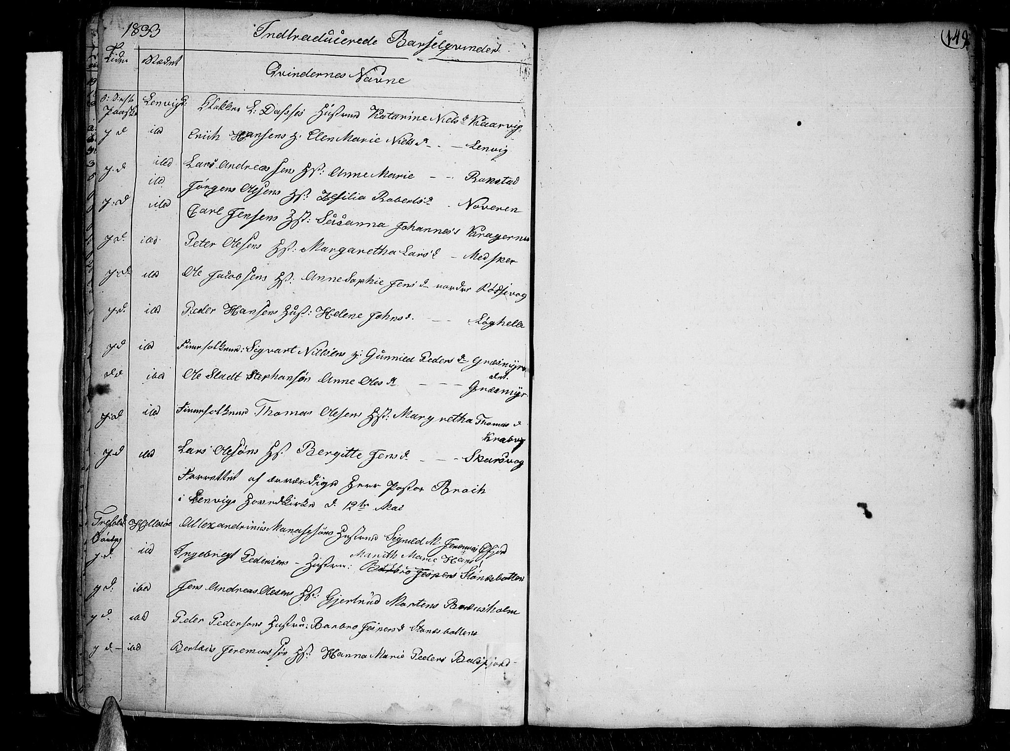 Lenvik sokneprestembete, SATØ/S-1310/H/Ha/Haa/L0002kirke: Parish register (official) no. 2, 1784-1820, p. 149