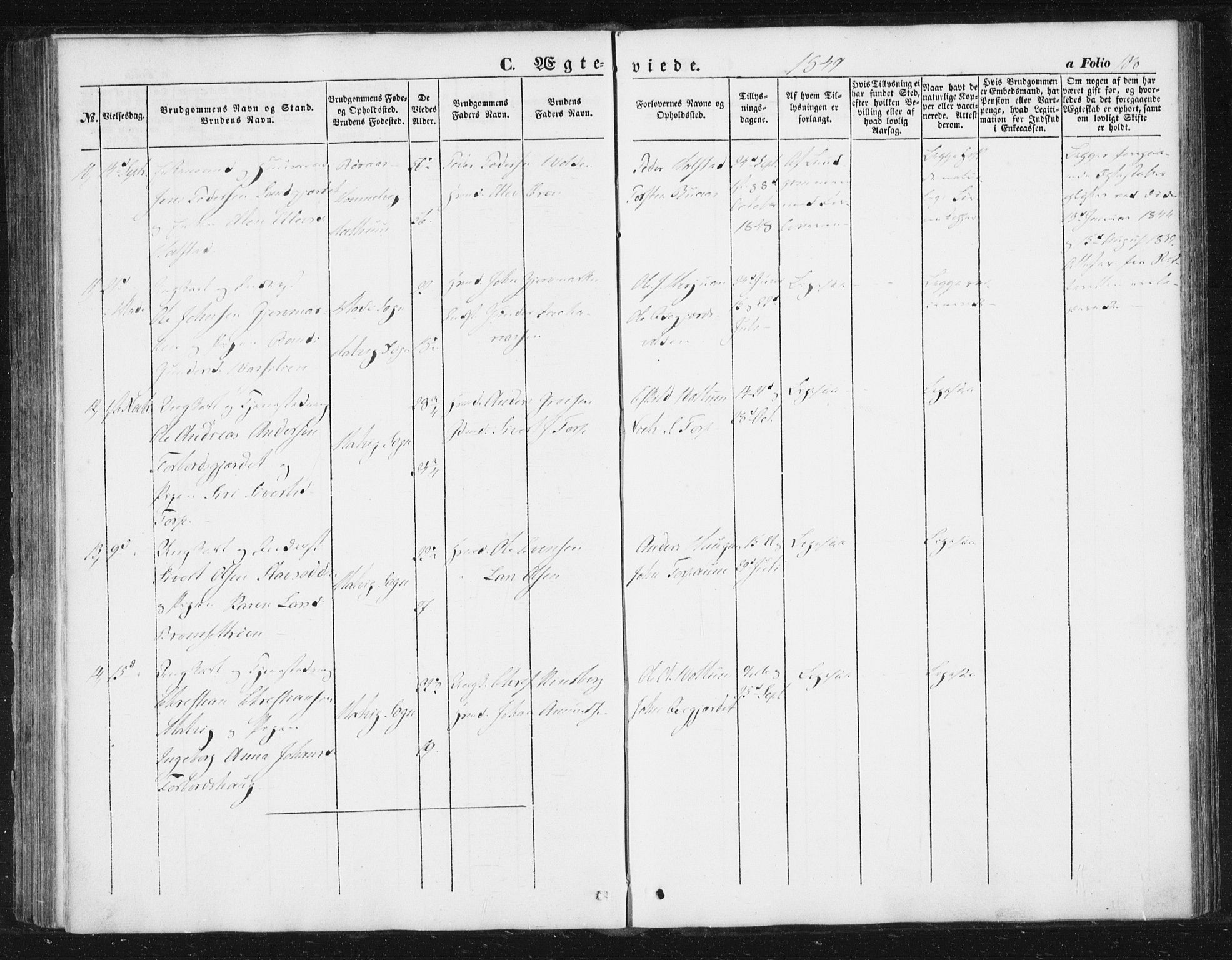 Ministerialprotokoller, klokkerbøker og fødselsregistre - Sør-Trøndelag, SAT/A-1456/616/L0407: Parish register (official) no. 616A04, 1848-1856, p. 108