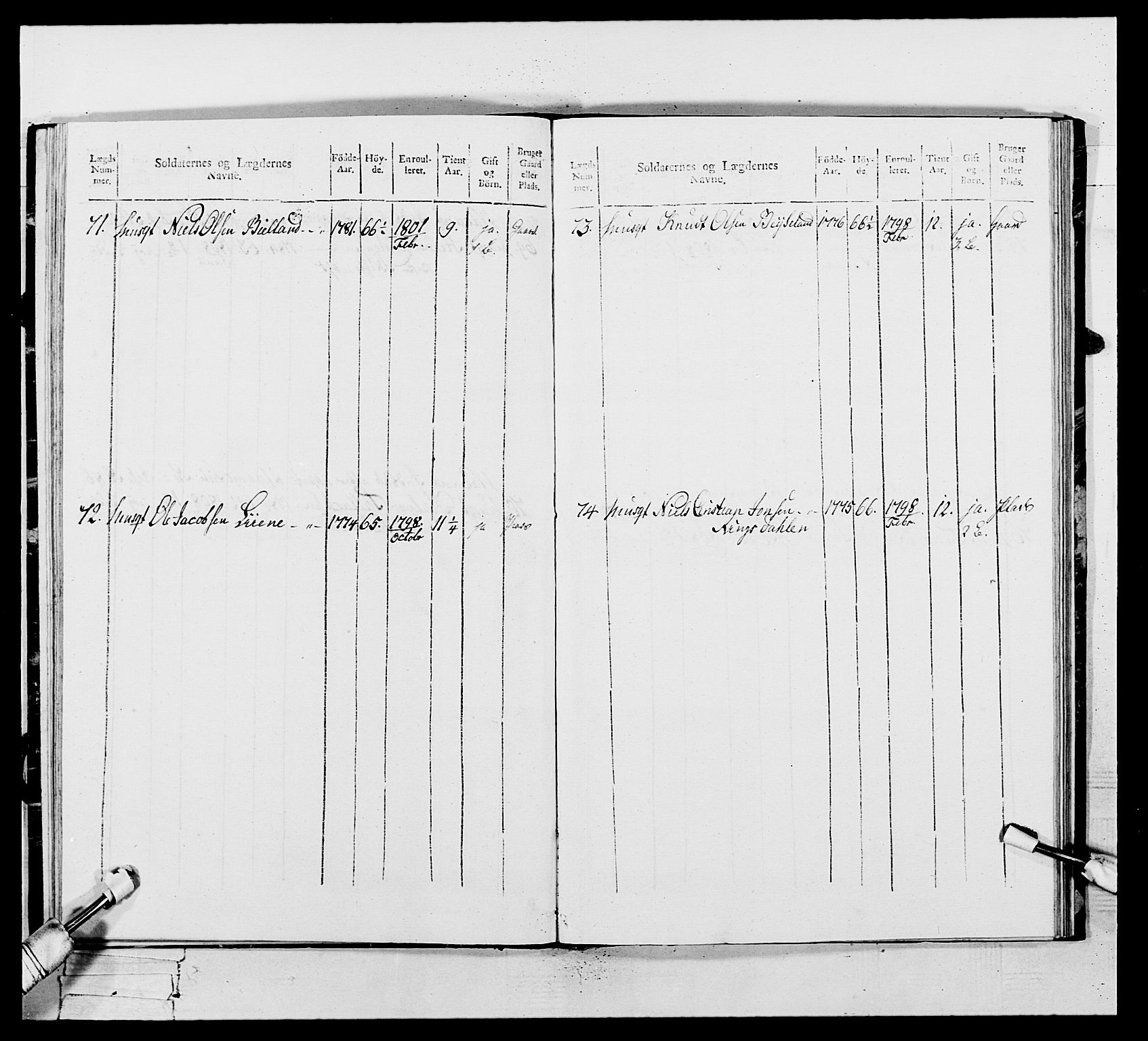 Generalitets- og kommissariatskollegiet, Det kongelige norske kommissariatskollegium, AV/RA-EA-5420/E/Eh/L0110: Vesterlenske nasjonale infanteriregiment, 1810, p. 151