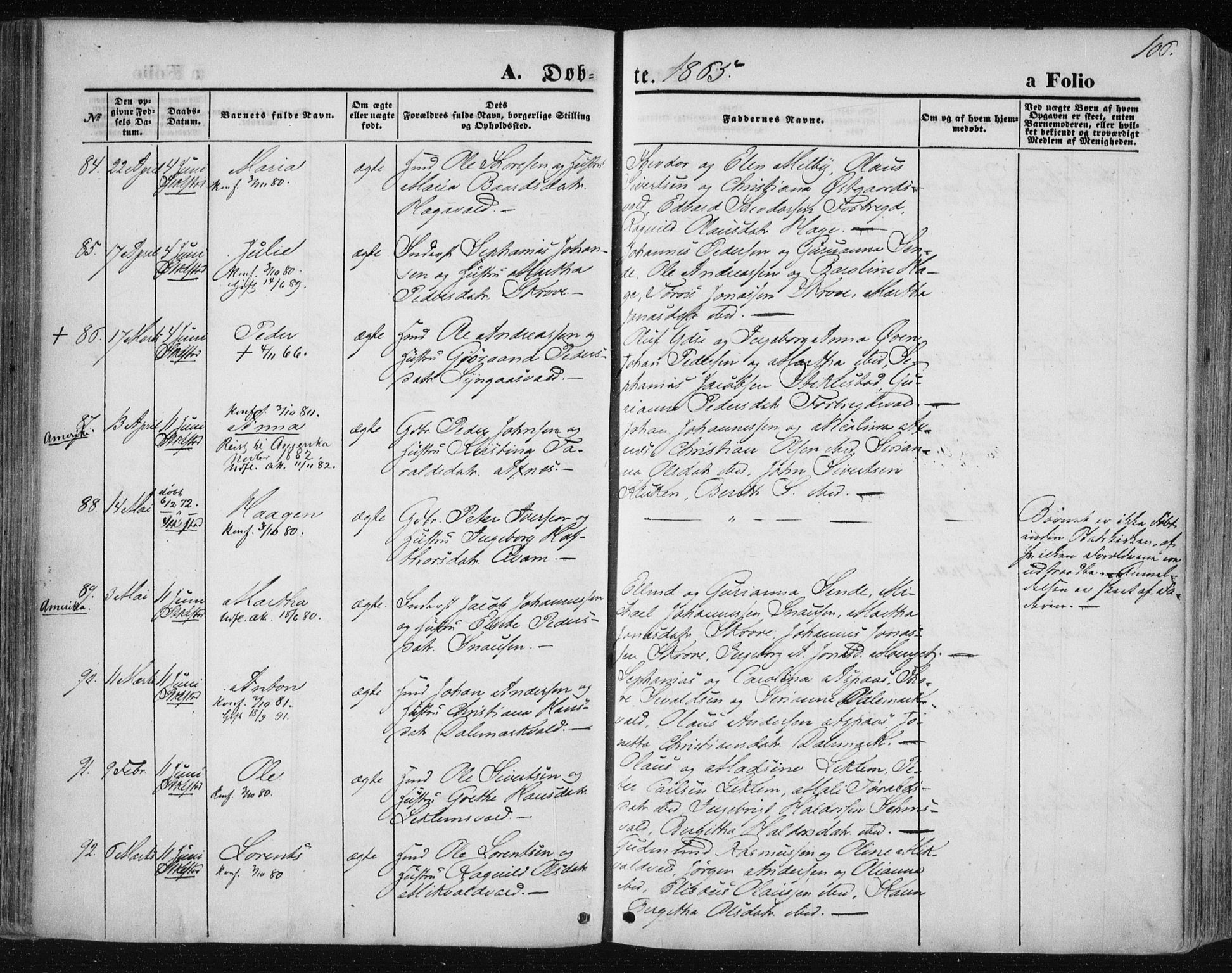 Ministerialprotokoller, klokkerbøker og fødselsregistre - Nord-Trøndelag, AV/SAT-A-1458/723/L0241: Parish register (official) no. 723A10, 1860-1869, p. 106