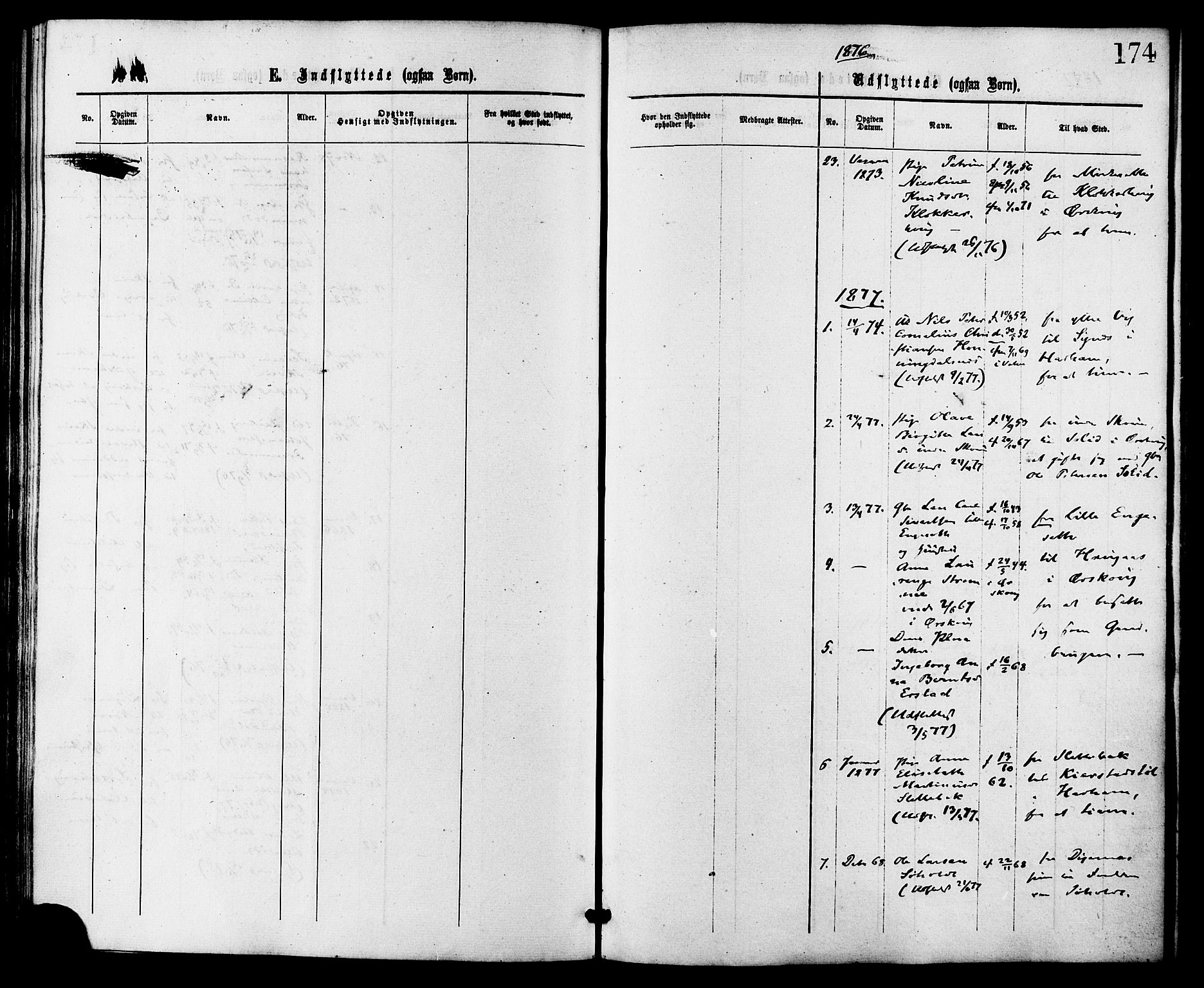 Ministerialprotokoller, klokkerbøker og fødselsregistre - Møre og Romsdal, AV/SAT-A-1454/524/L0355: Parish register (official) no. 524A07, 1864-1879, p. 174