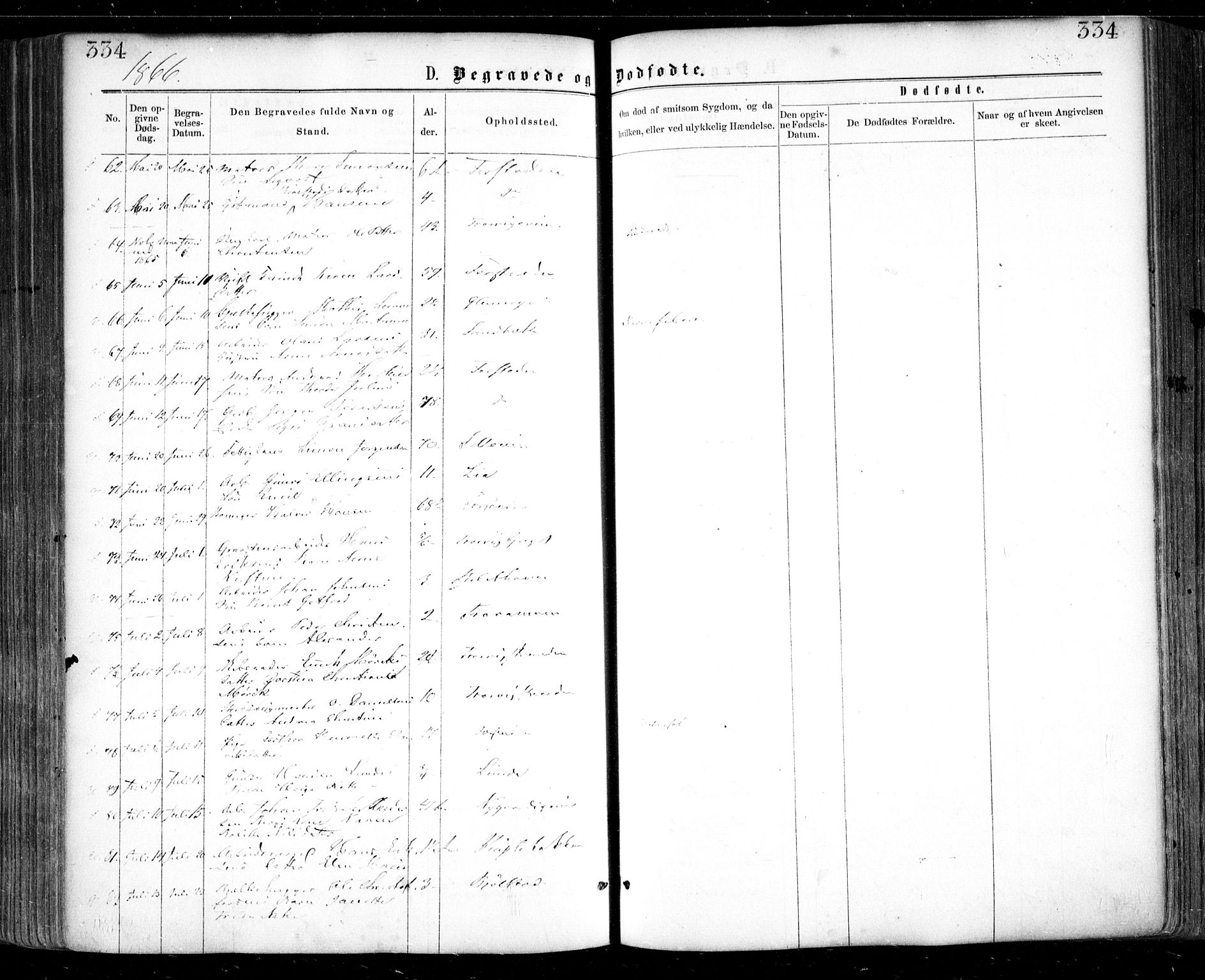 Glemmen prestekontor Kirkebøker, SAO/A-10908/F/Fa/L0008: Parish register (official) no. 8, 1862-1871, p. 334