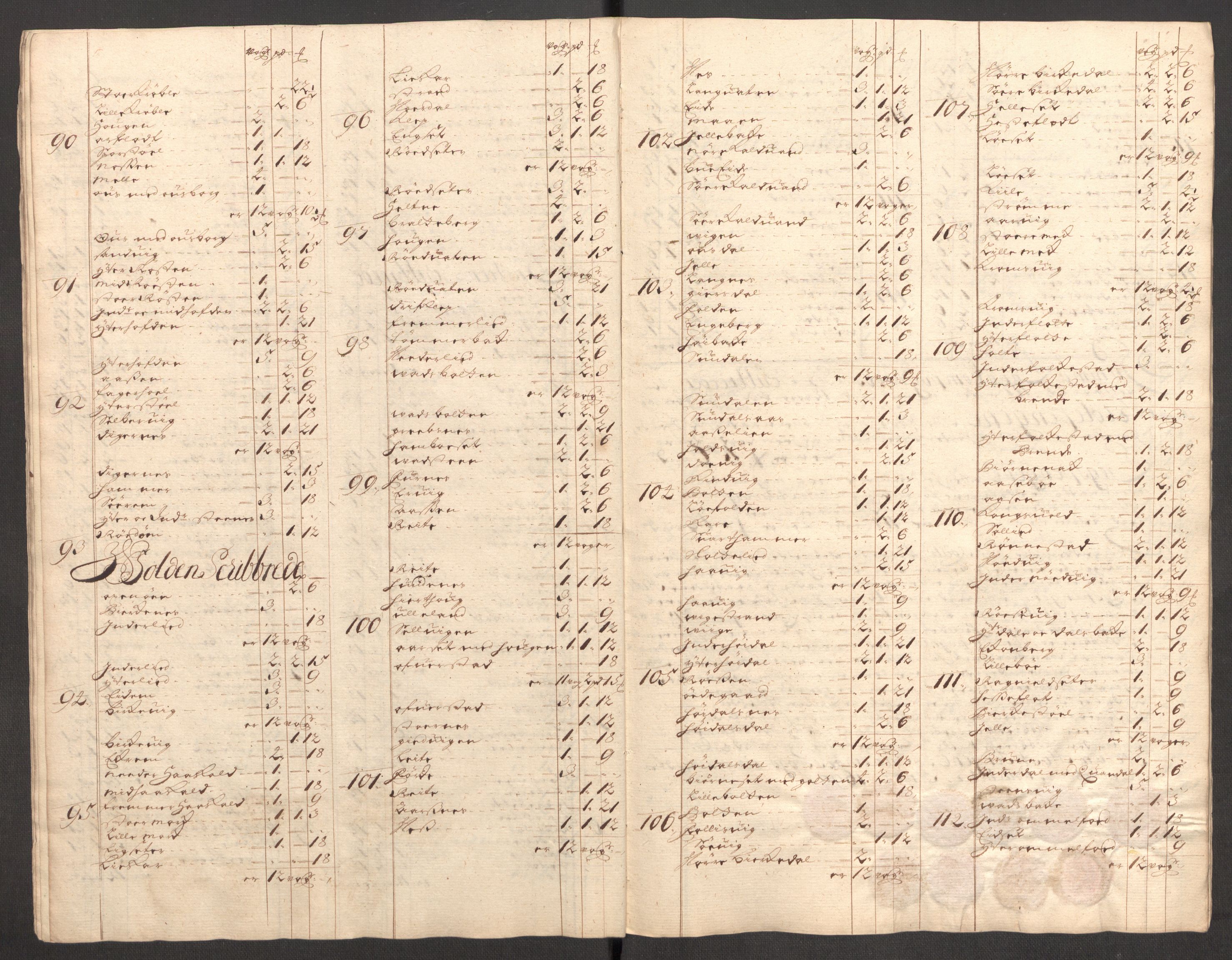 Rentekammeret inntil 1814, Reviderte regnskaper, Fogderegnskap, AV/RA-EA-4092/R54/L3557: Fogderegnskap Sunnmøre, 1699, p. 104