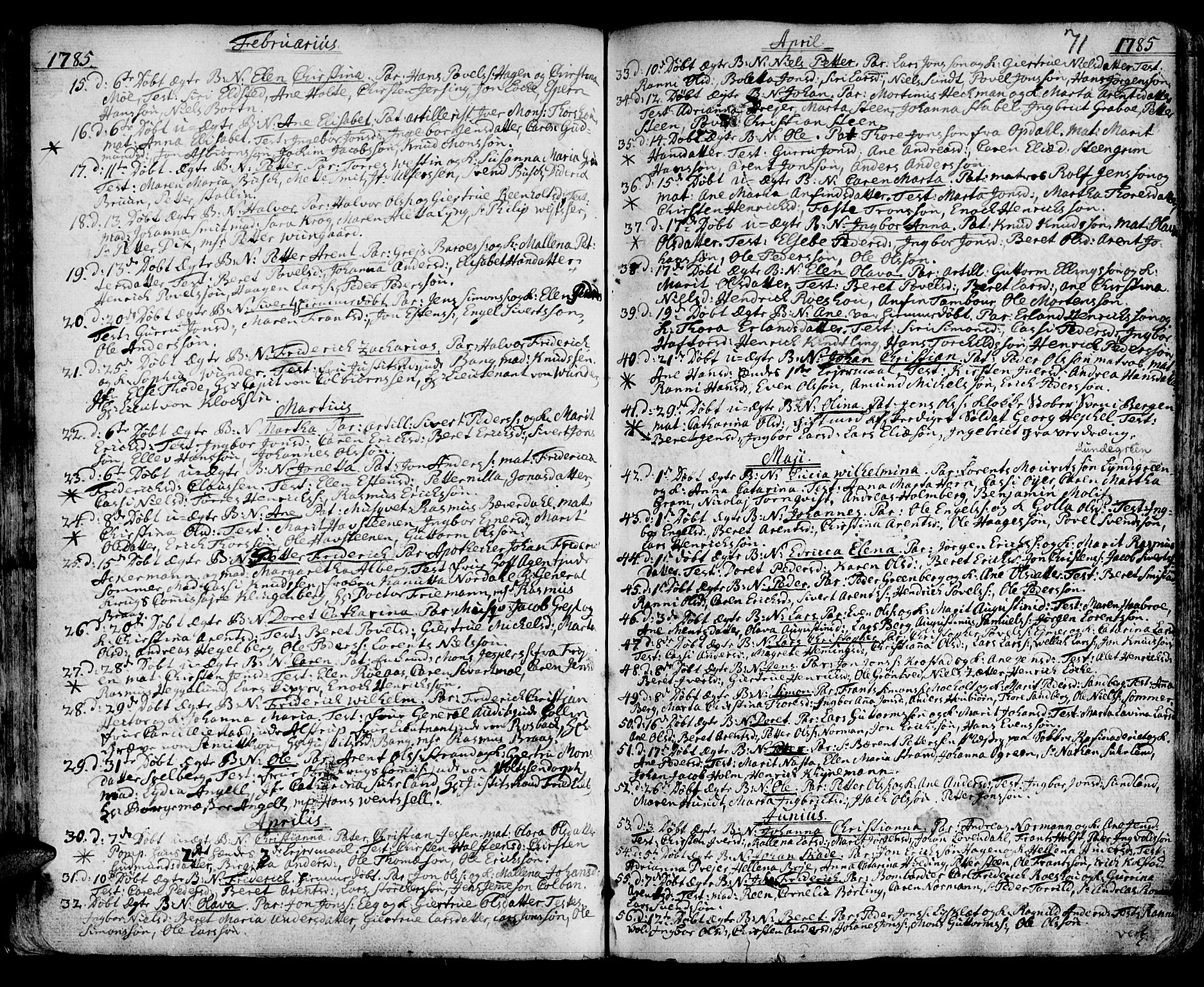 Ministerialprotokoller, klokkerbøker og fødselsregistre - Sør-Trøndelag, SAT/A-1456/601/L0039: Parish register (official) no. 601A07, 1770-1819, p. 71