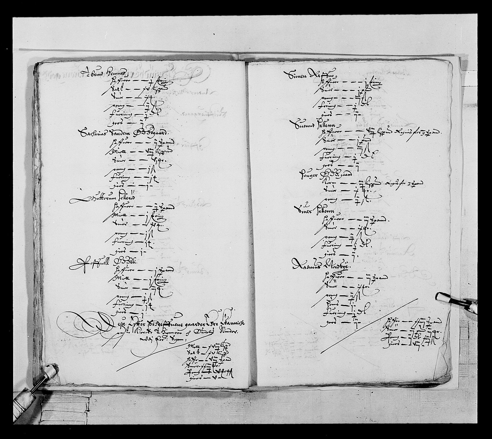 Stattholderembetet 1572-1771, RA/EA-2870/Ek/L0022/0001: Jordebøker 1633-1658: / Jordebok over viss rente i Tune, Åbygge, Hvaler og Veme skipreide, 1646-1647, p. 43