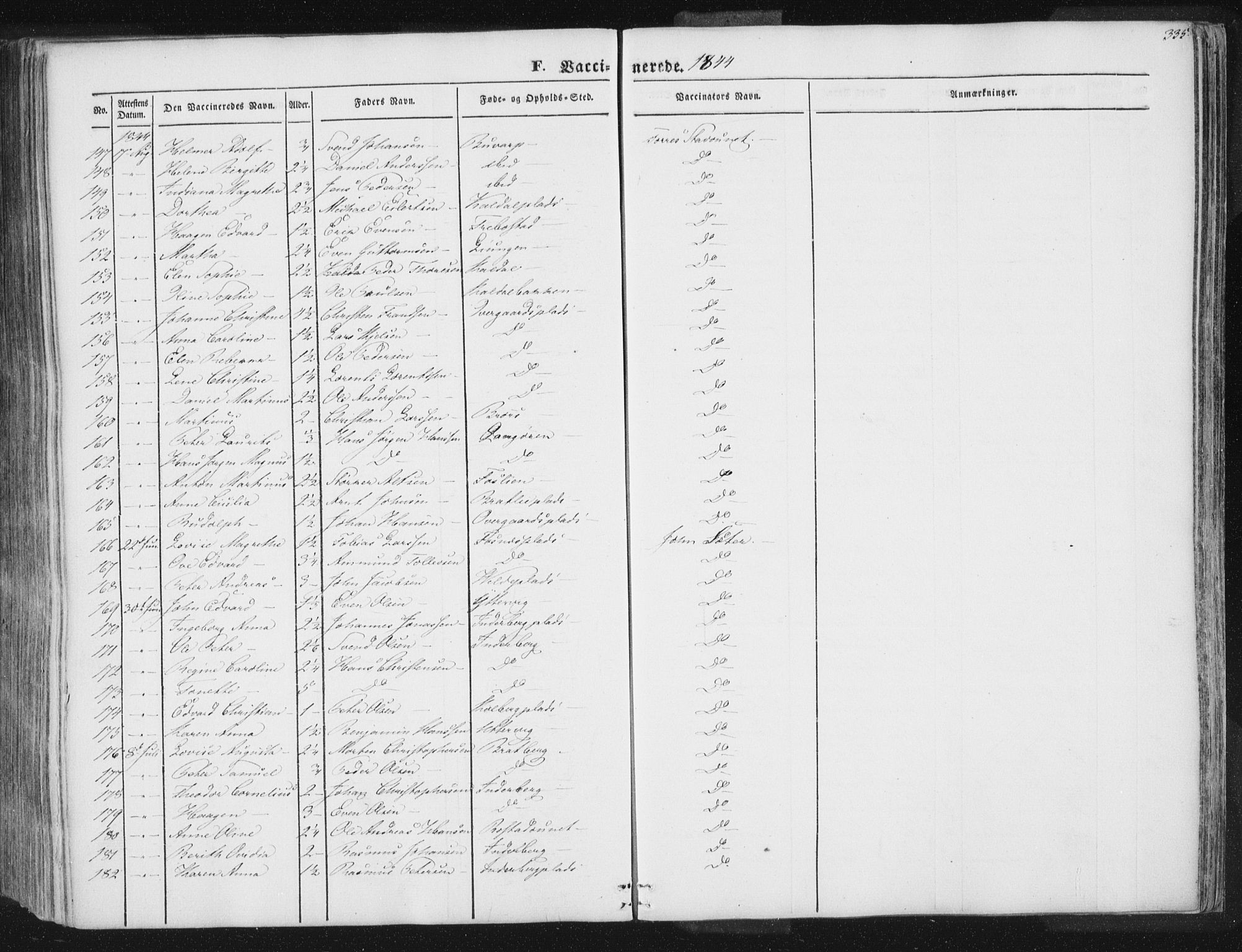 Ministerialprotokoller, klokkerbøker og fødselsregistre - Nord-Trøndelag, AV/SAT-A-1458/741/L0392: Parish register (official) no. 741A06, 1836-1848, p. 335