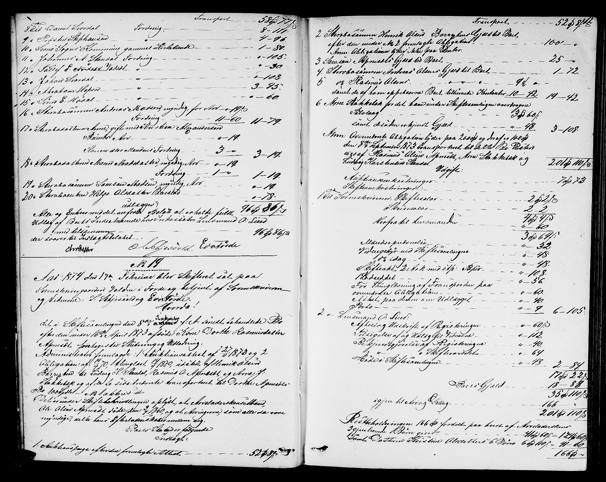 Sunnfjord tingrett, AV/SAB-A-3201/1/H/Hd/L0005: Skifteutlodningsprotokoll, 1874-1881, p. 11b-12a