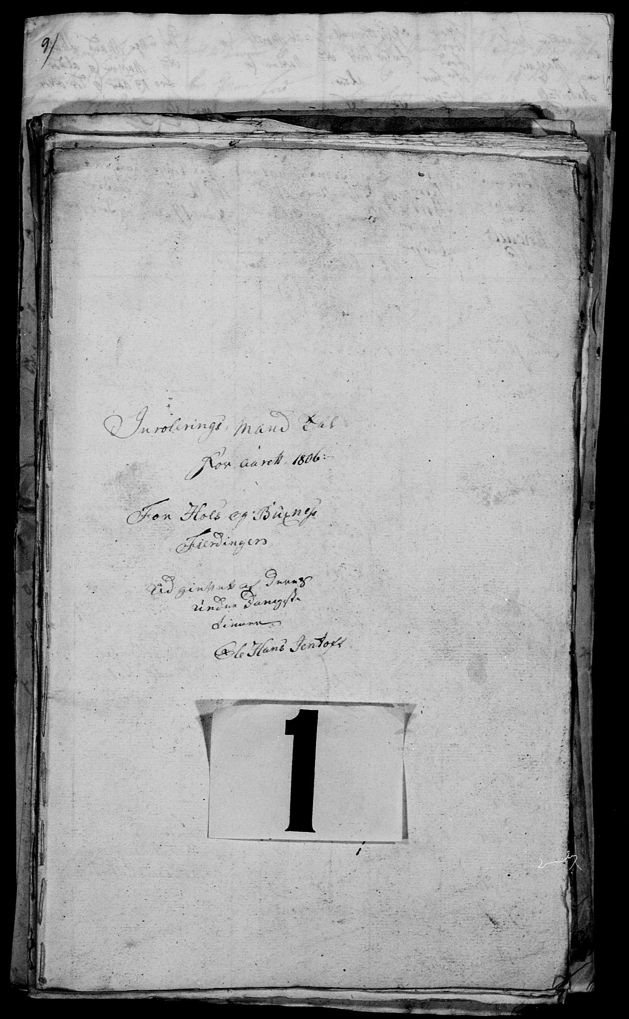 Fylkesmannen i Nordland, AV/SAT-A-0499/1.1/R/Ra/L0026: Innrulleringsmanntall for Buksnes og Hol, 1806-1837, p. 3