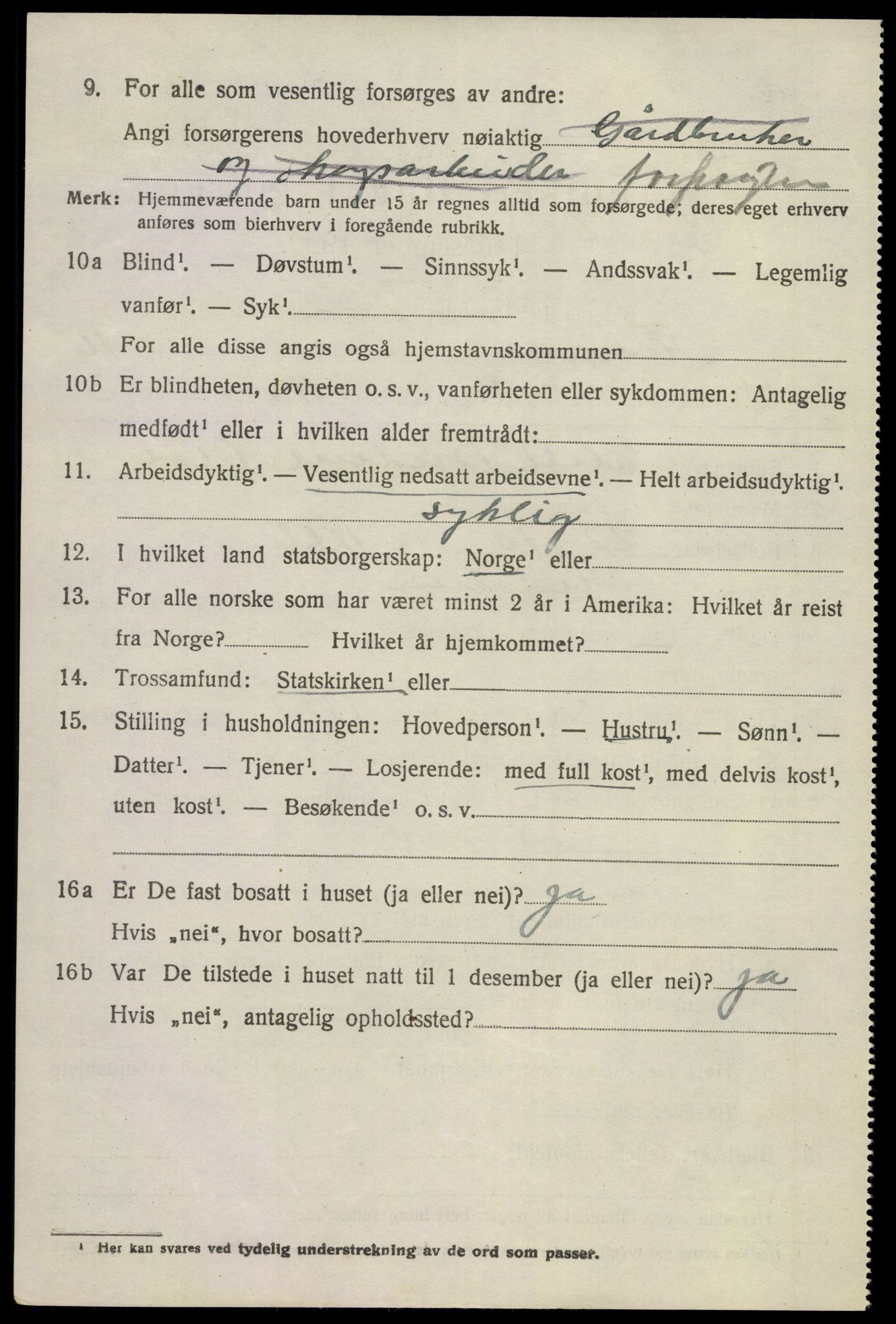 SAKO, 1920 census for Hedrum, 1920, p. 10508